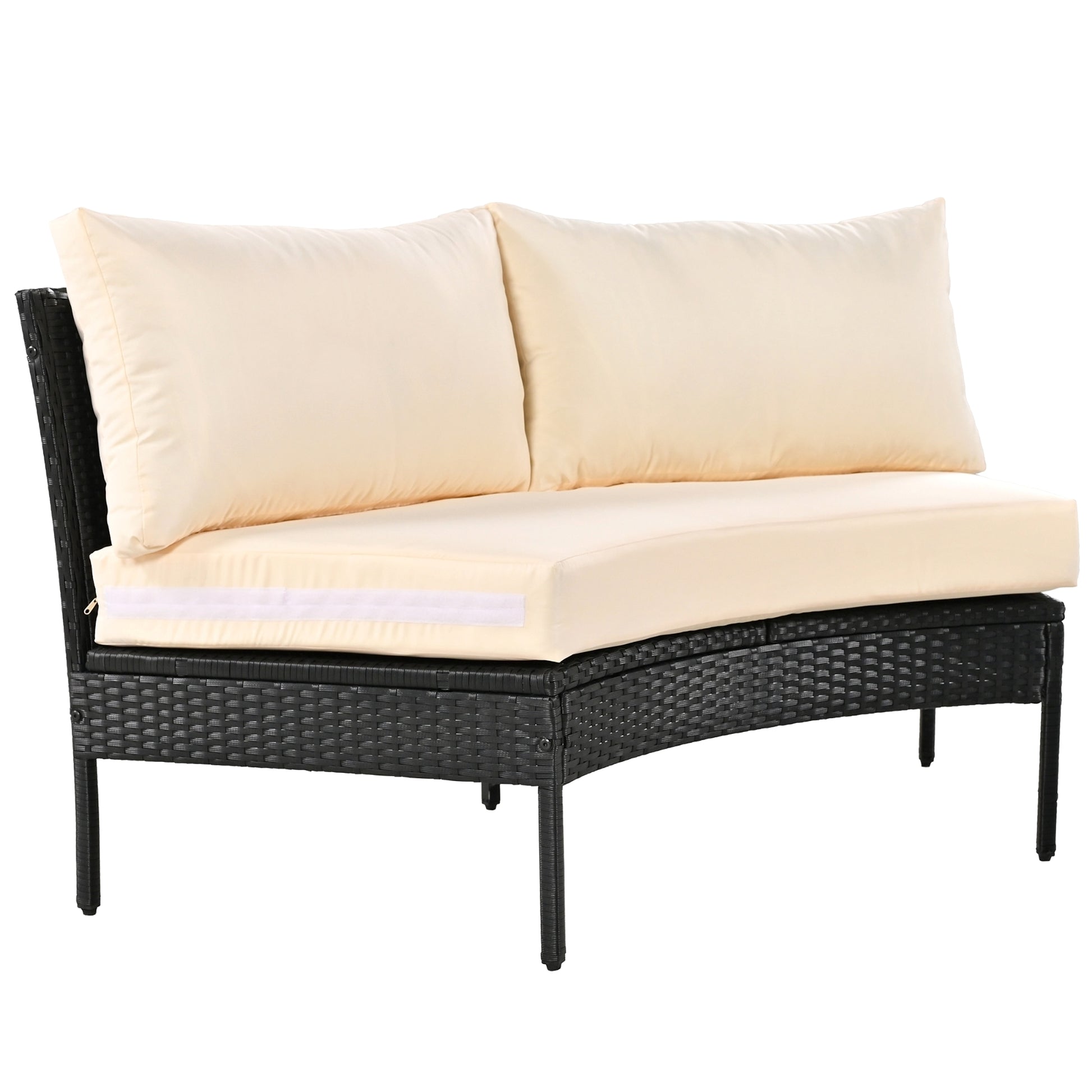 LuneluX_Home – Outdoor Lounge Set - 3 pcs. (Rattan-Waterproof) - enhanced image 3