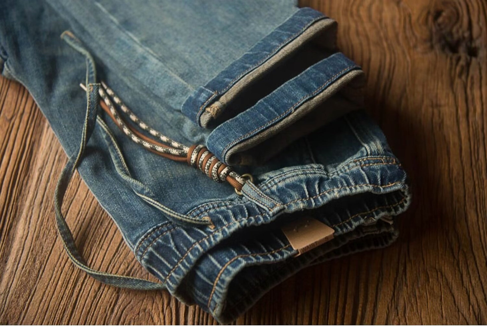 UrbanFlex Denim Joggers – Haute Edition 25 - enhanced image 3