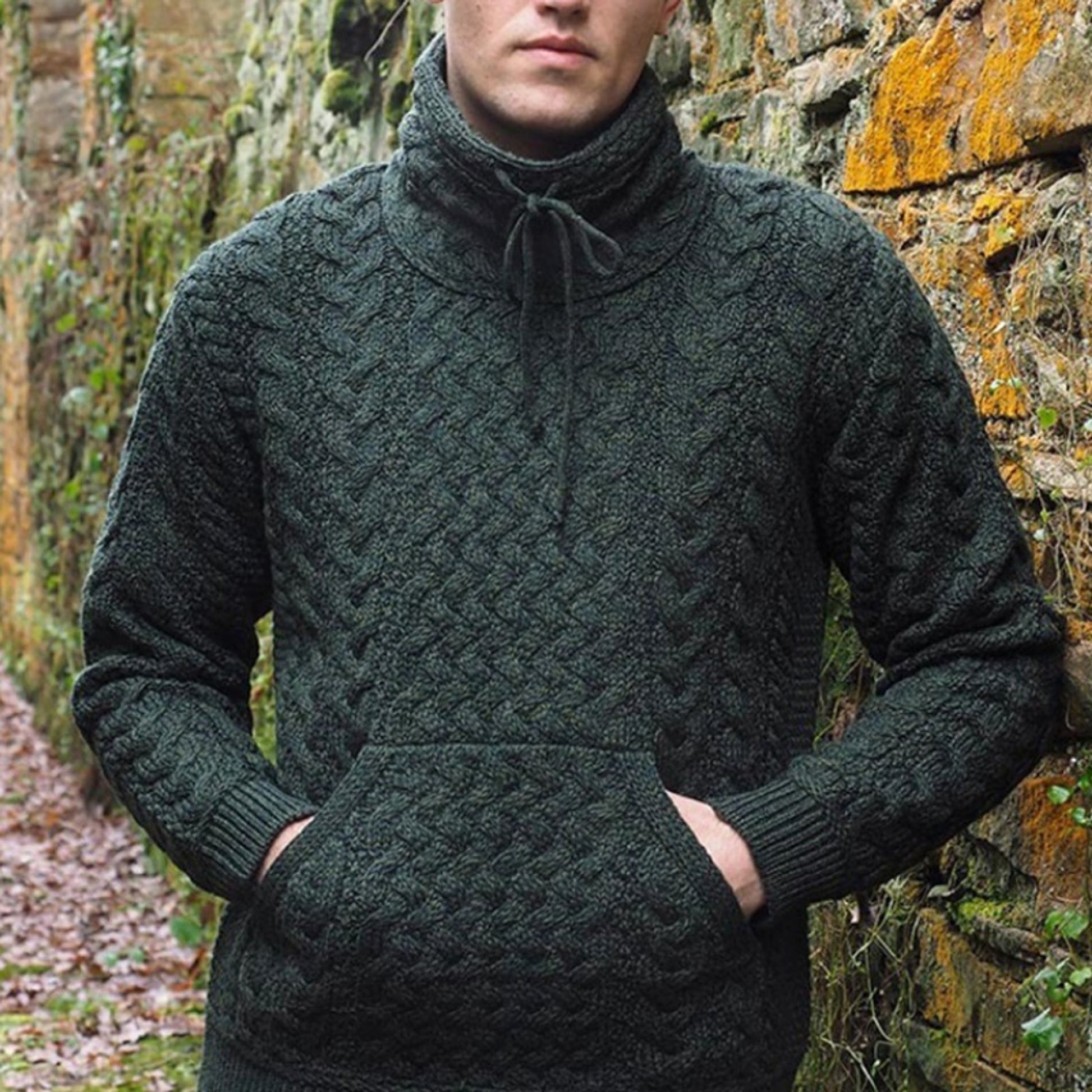 Vest Male College style home Buttons Ripped men sweater Slim - enhanced image 3