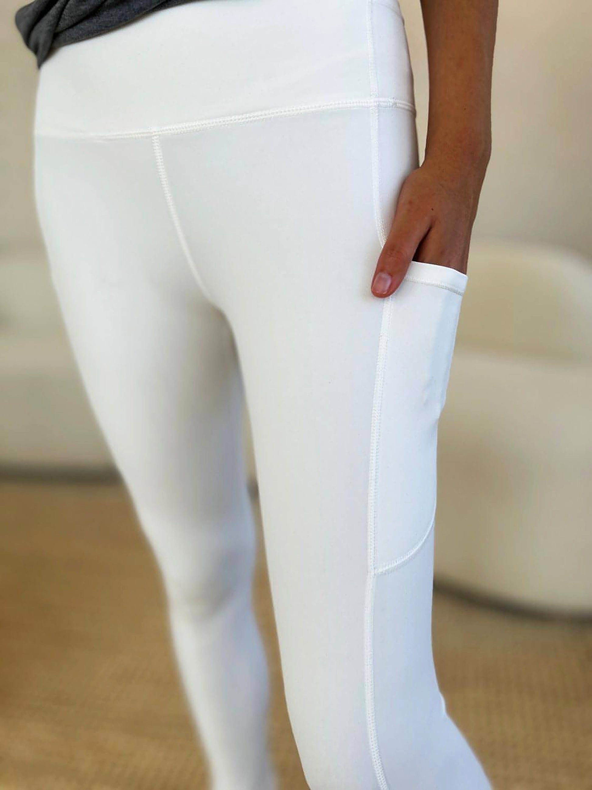 Wide Waistband Sports Leggings - enhanced image 3