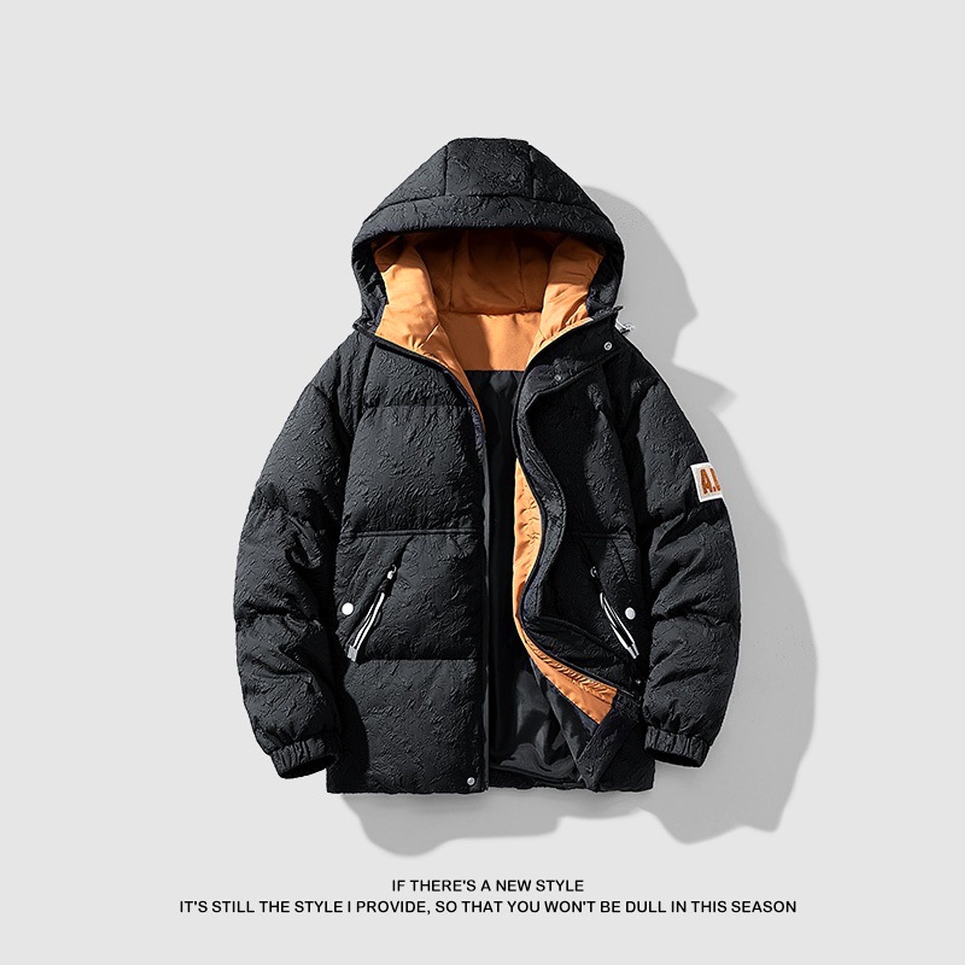 Winter Thermal Cotton-Padded Jacket for Men – Heavyweight Warmth, Urban Style - enhanced image 3