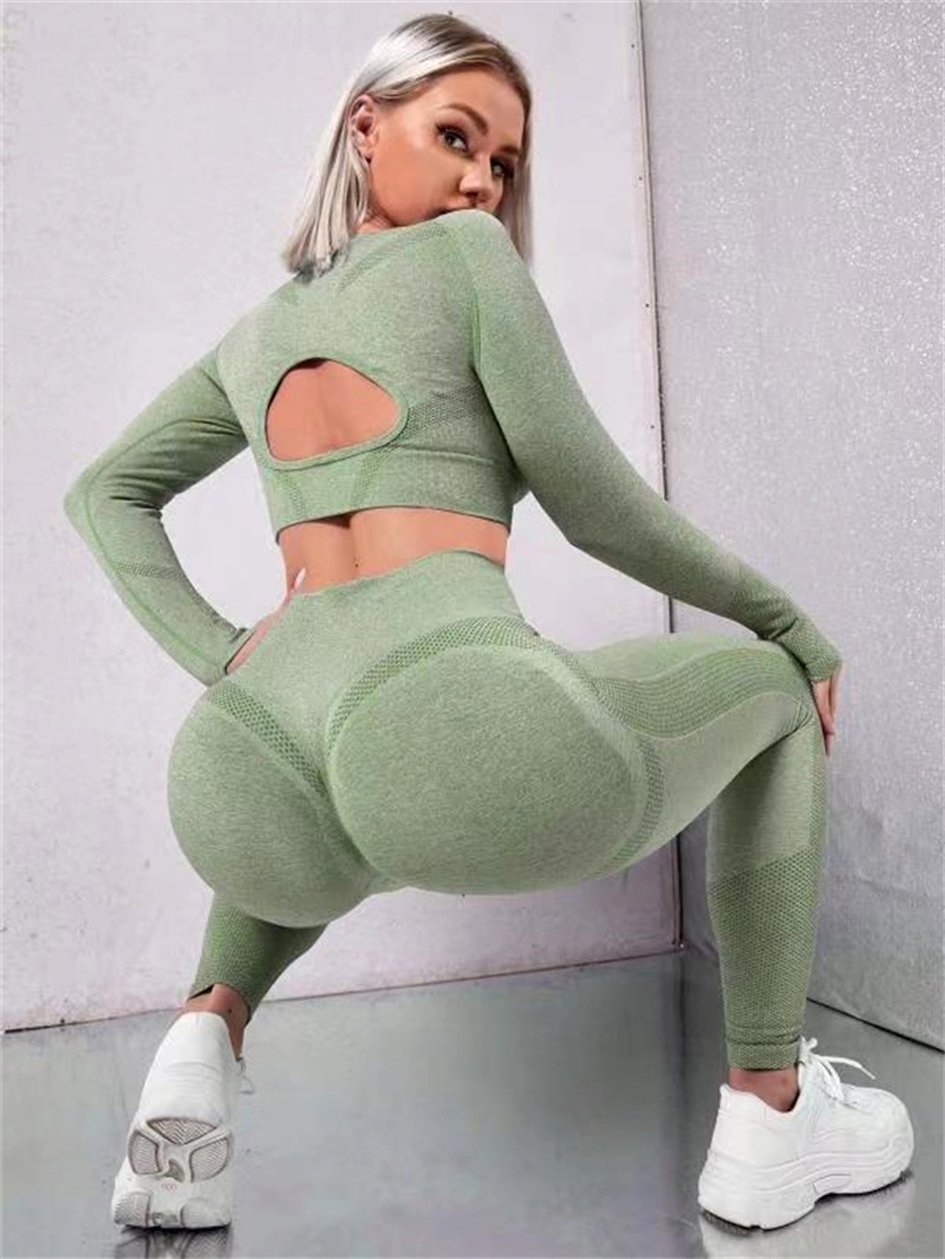 Women Yoga Leggings Sports - enhanced image 3