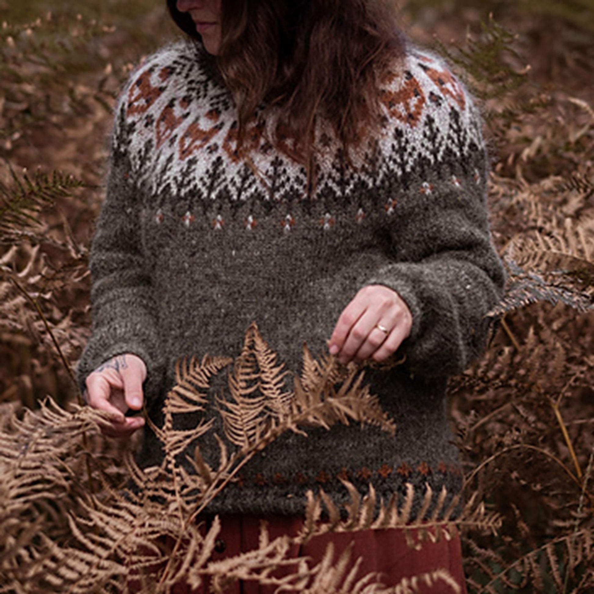 Women's European And American National Style Jacquard Sweater - enhanced image 3
