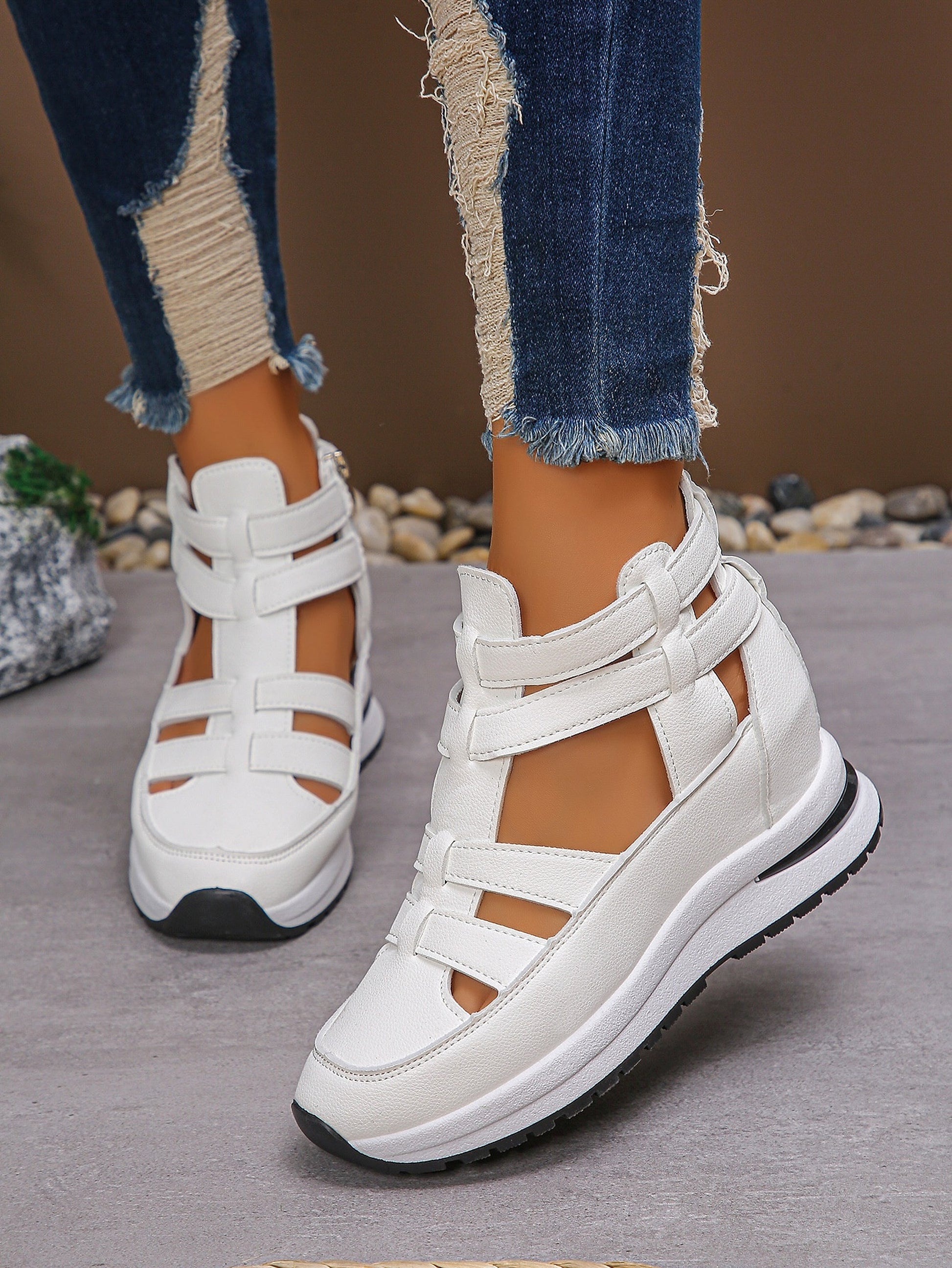 ALLFASHION™ – AirWave Velcro Platform Sandals - enhanced image 3