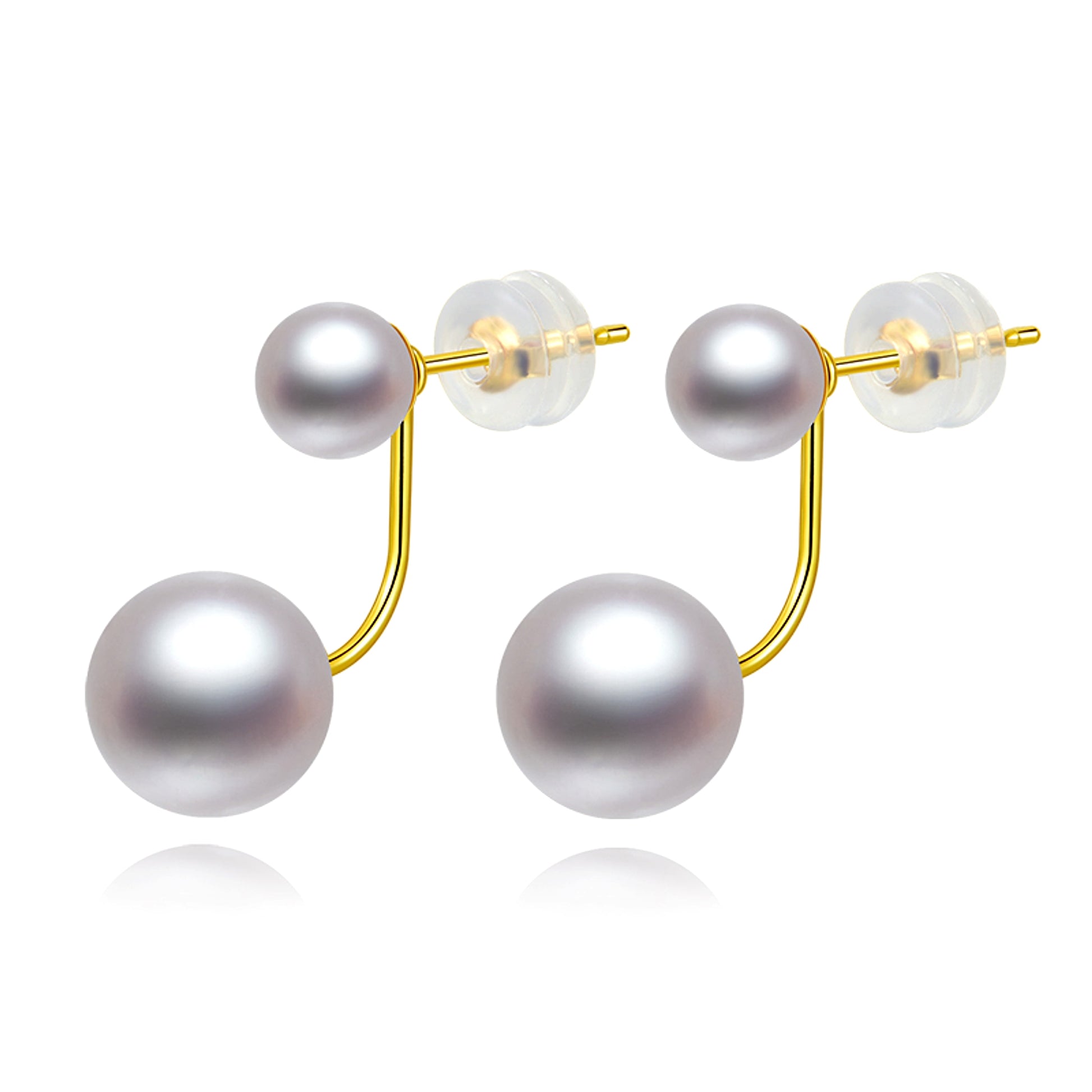 LuxeJewels™ – TianGong Prestige Pearl Stud Earrings - enhanced image 3