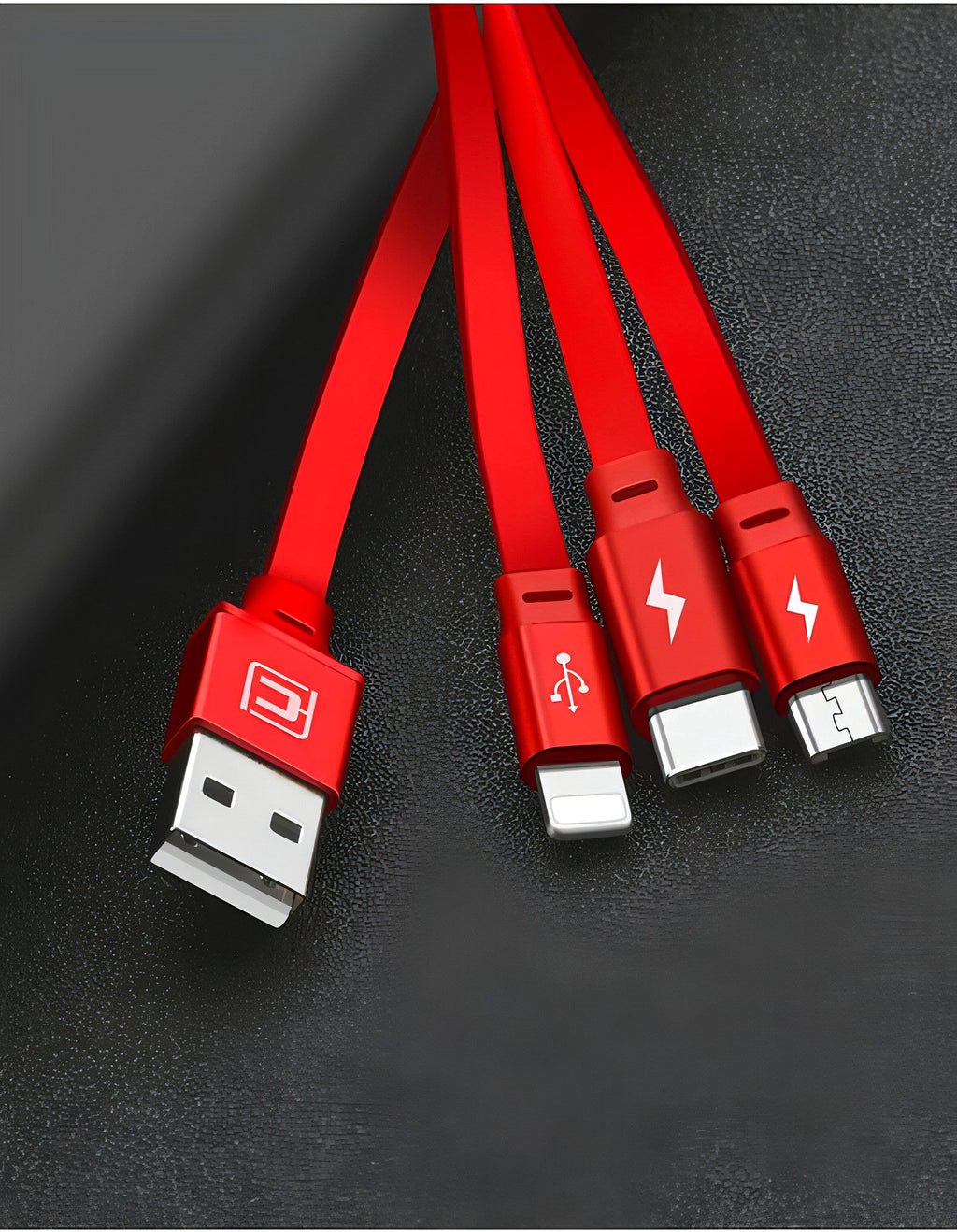 Z. Telescopic three-in-one charging line mobile phone multi-function multi-head Accessories - enhanced image 3