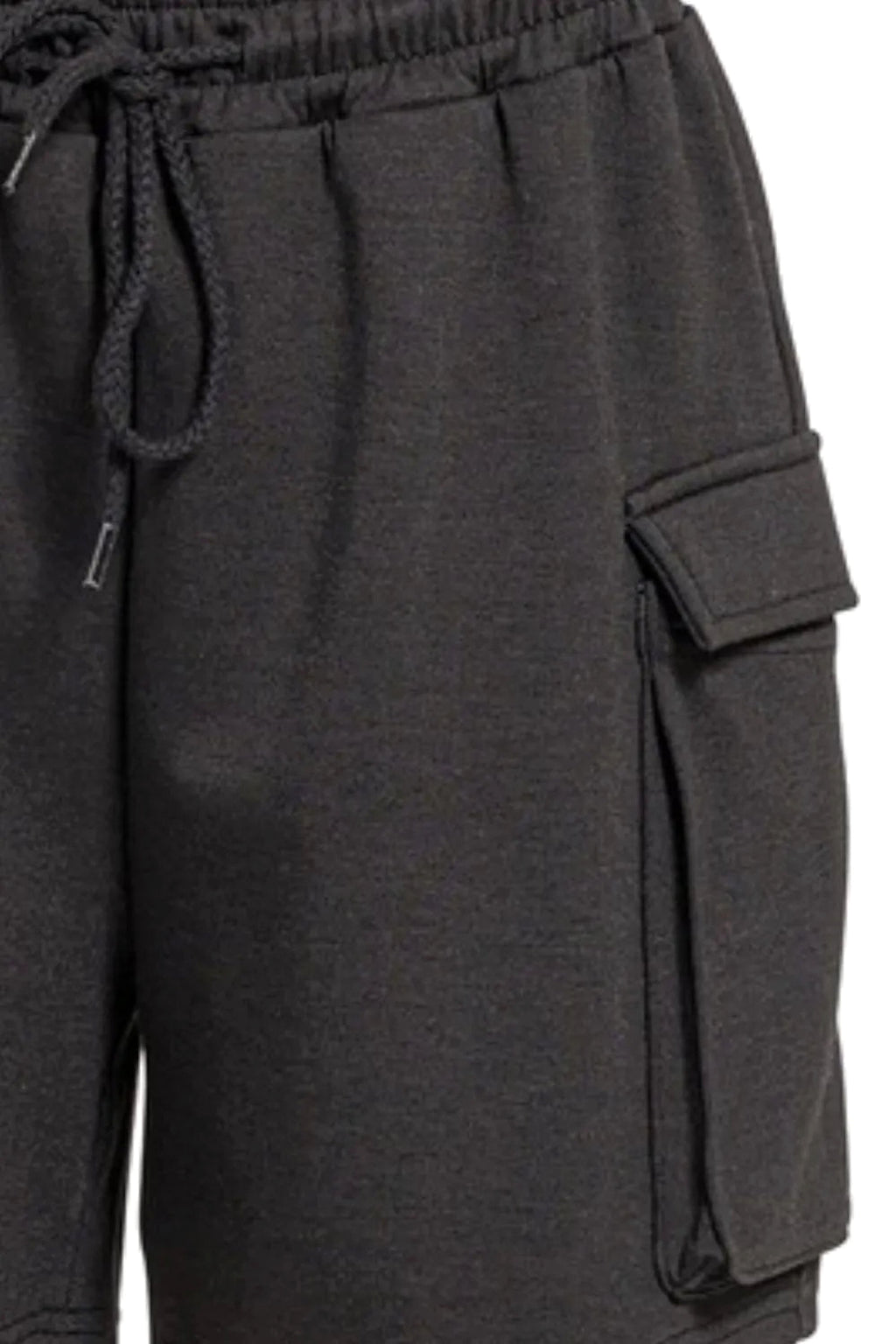 Zenana Scuba Thigh Pocket Shorts - enhanced image 3