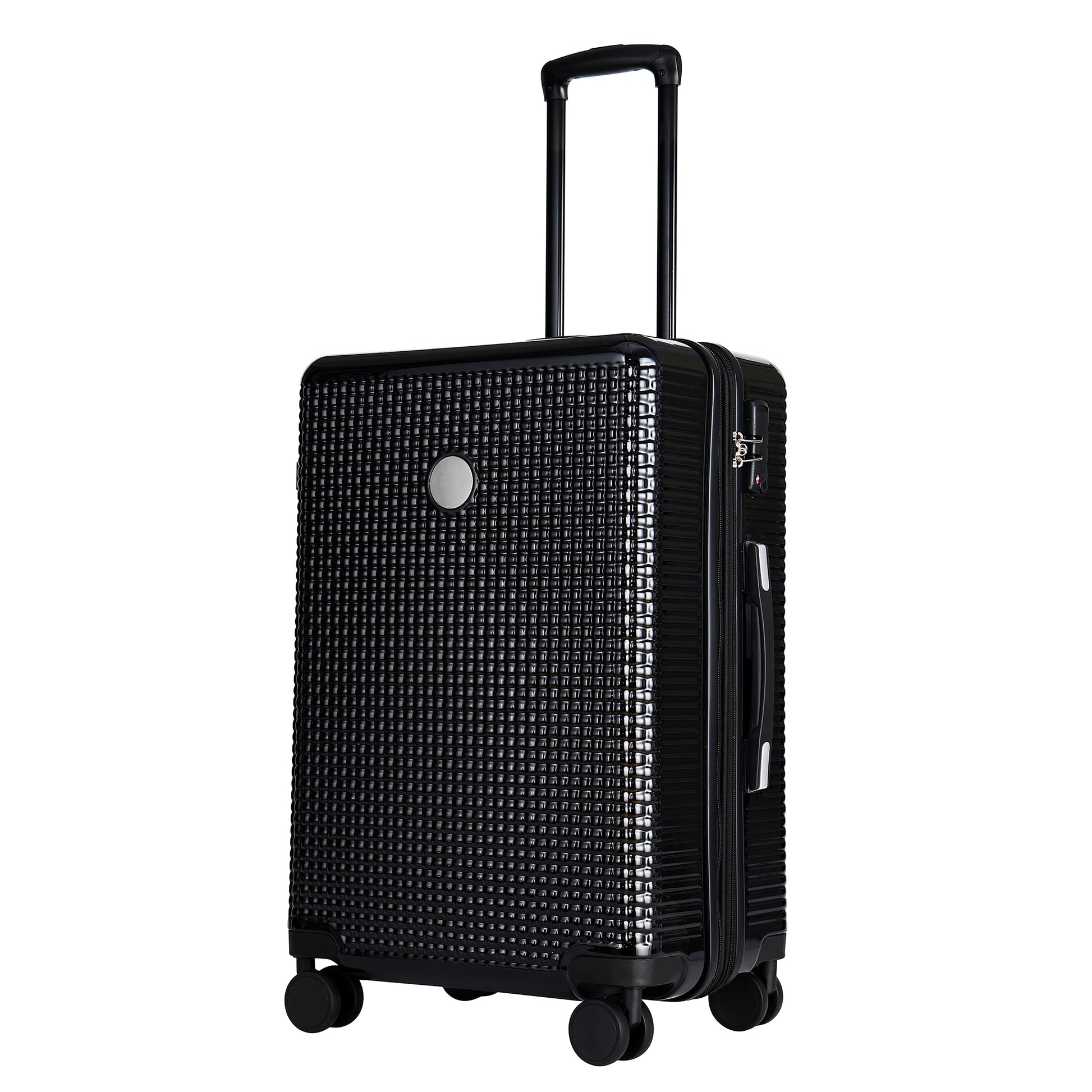 3 Piece Set Of Hard Shell Suitcases With Wheels, Light Expandable Travel Suitcase With TSA Lock - enhanced image 4