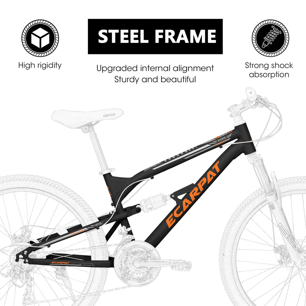 TrailMate™ – 26" Steel Frame MTB (21-Speed, Blue) - enhanced image 4
