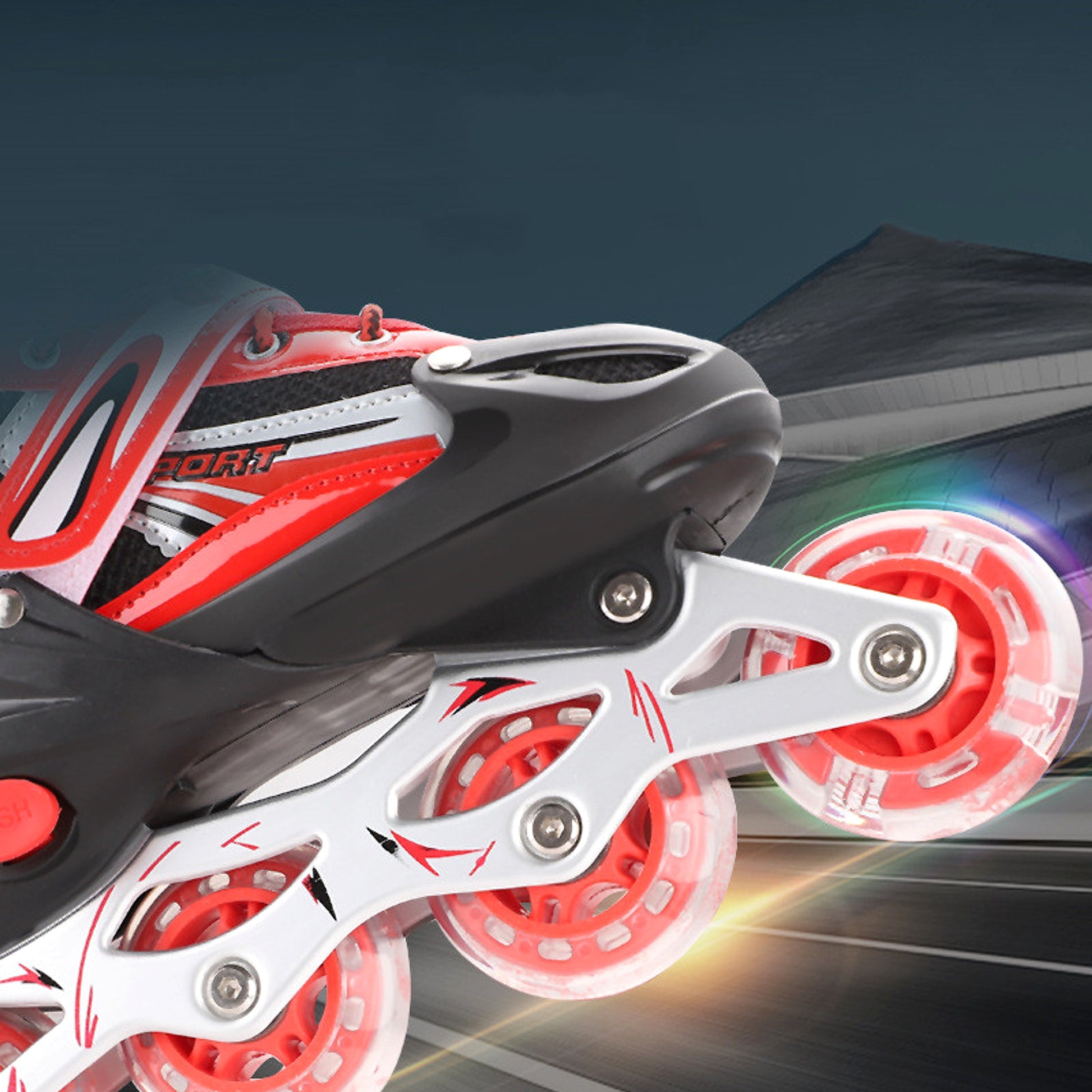 Adult Roller Speed Skating Roller Skates OSK Sliding Heelys - enhanced image 4