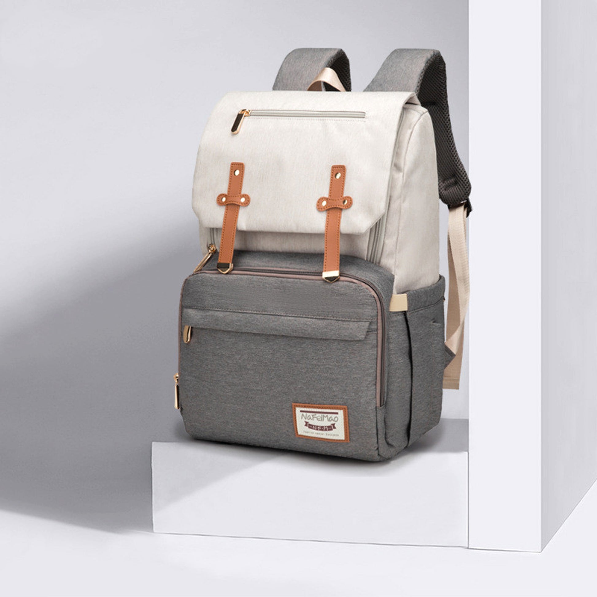 ALLFASHION™ – MommyPro Oxford Diaper Backpack - enhanced image 4