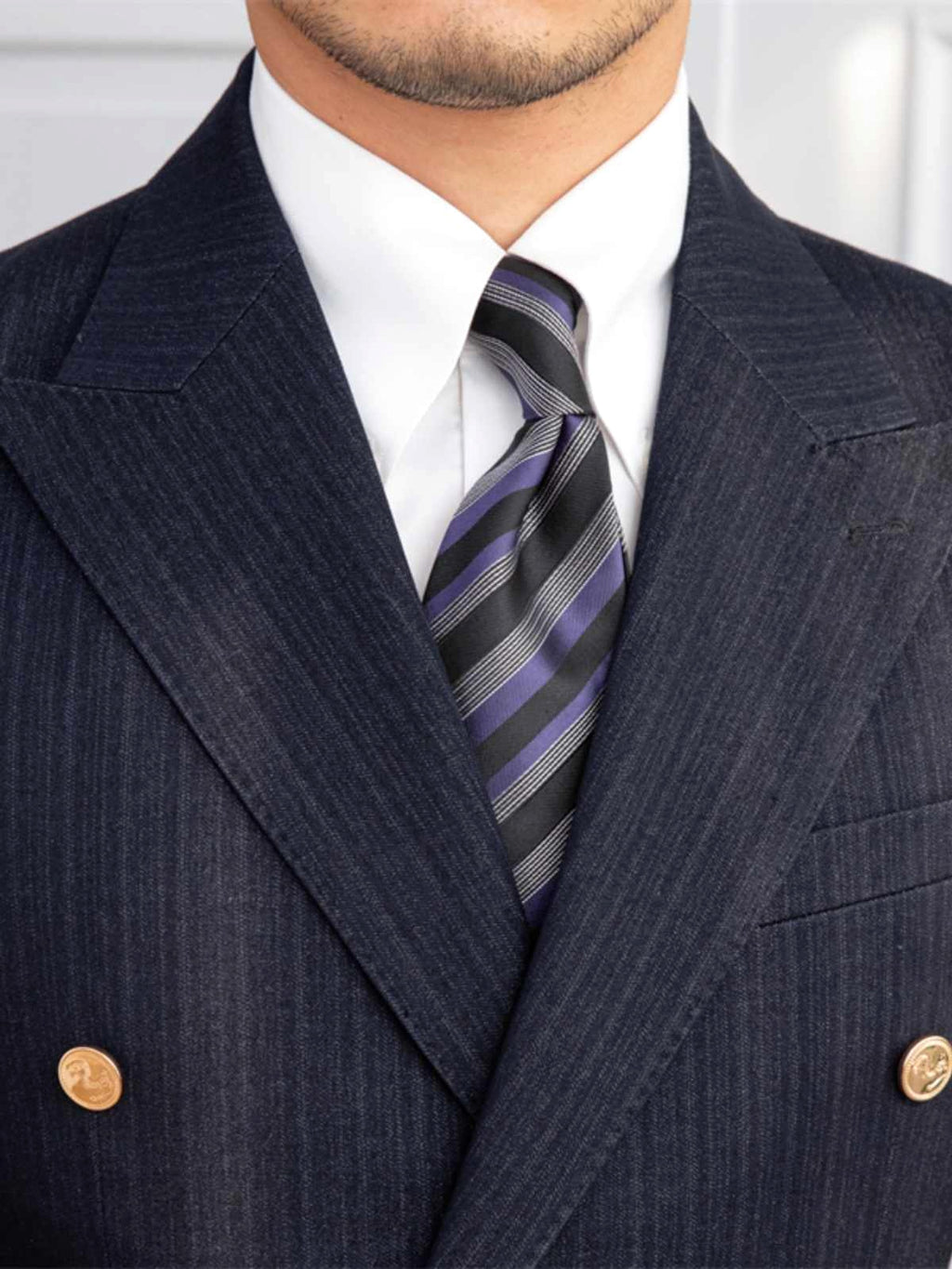 Gentluxe™ – Autumn Double-Breasted Slim Fit Suit - enhanced image 4