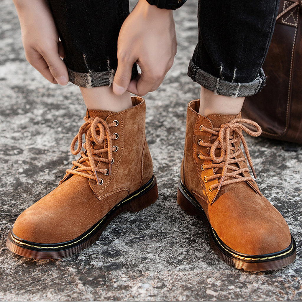 high-top casual single boots men - enhanced image 4