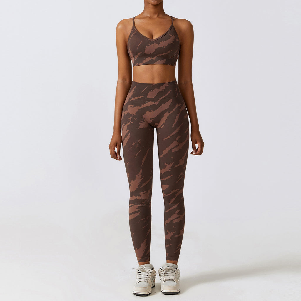 Camouflage Yoga Fitness Suit Women - enhanced image 4