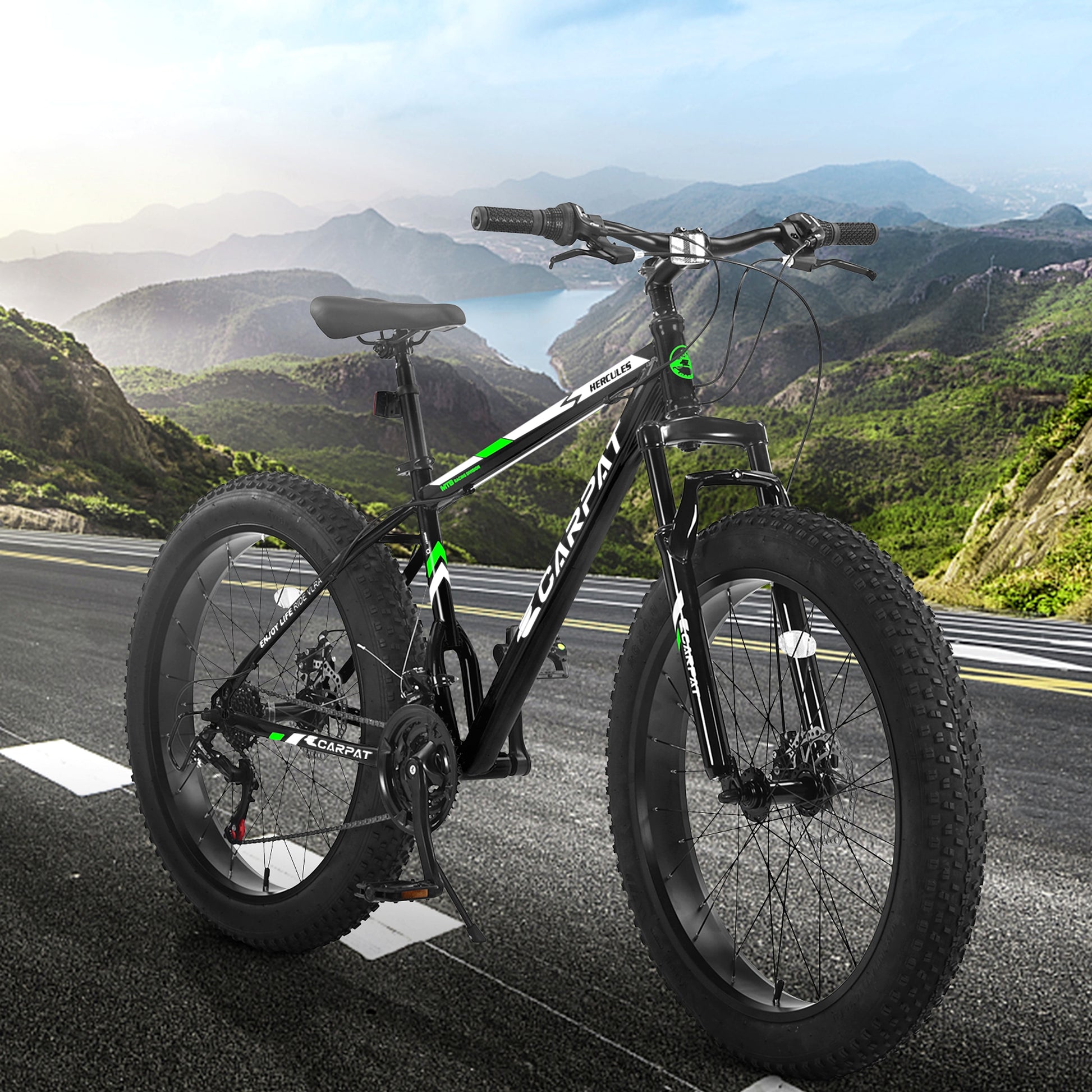 Carpat™Ruffryde – 26" Full Suspension Mountain Bike with Dual Disc Brakes (US Warehouse) - enhanced image 4
