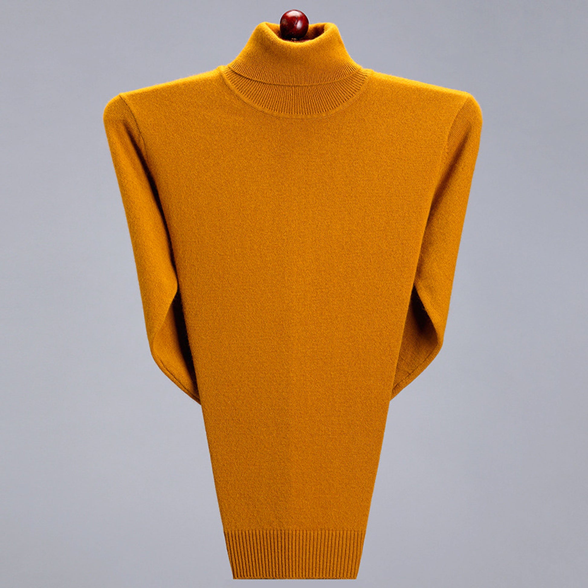 Cashmere Sweater High Neck Thickened Young And Middle-aged Men - enhanced image 4