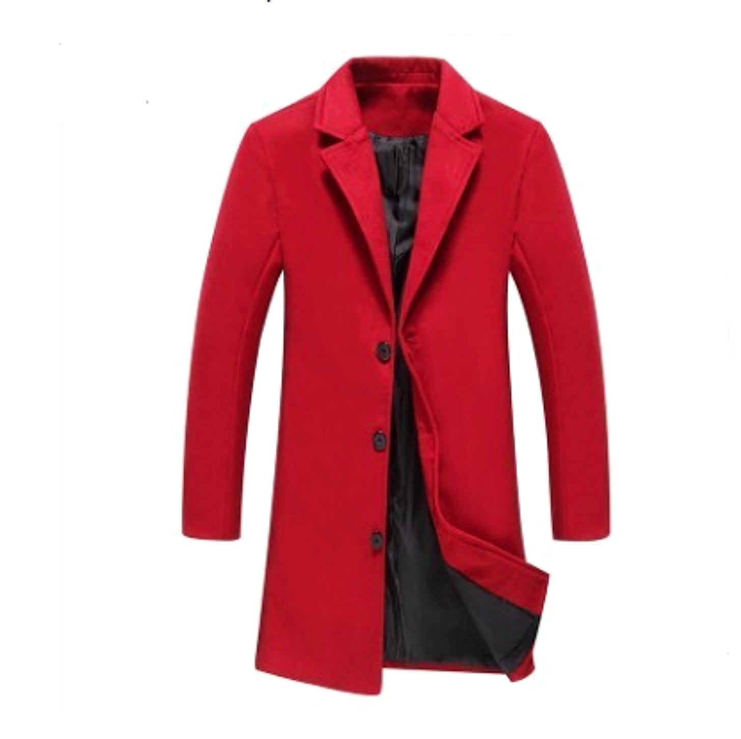 Casual Business Woolen Trench Coats - enhanced image 4