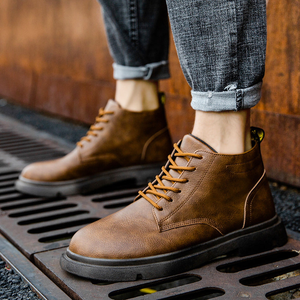 Casual Sports Shoes Plus Cashmere Martin Boots Men - enhanced image 4