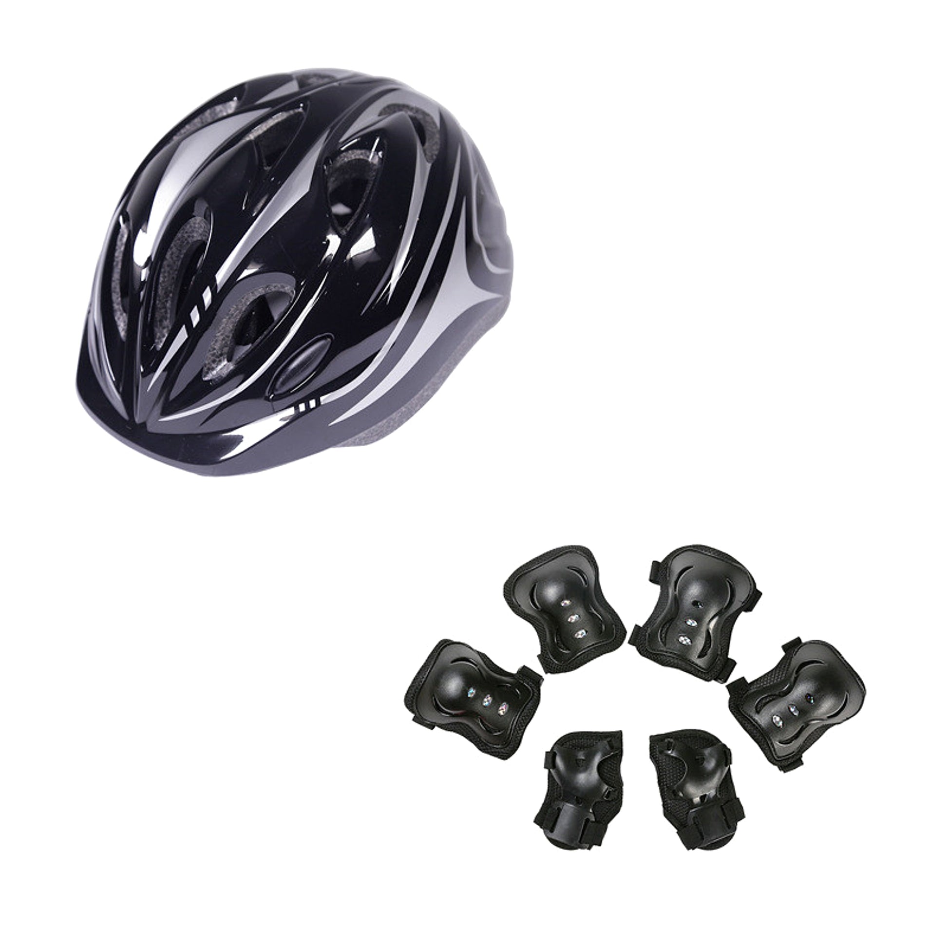 Children's roller skating helmet skating roller skating skates skateboard bike riding size adjustable sports cap - enhanced image 4