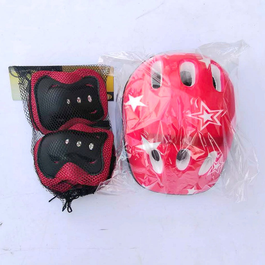 Children's Roller Skating Protective Gear, Children's Thickening Helmet Seven-piece Suit - enhanced image 4