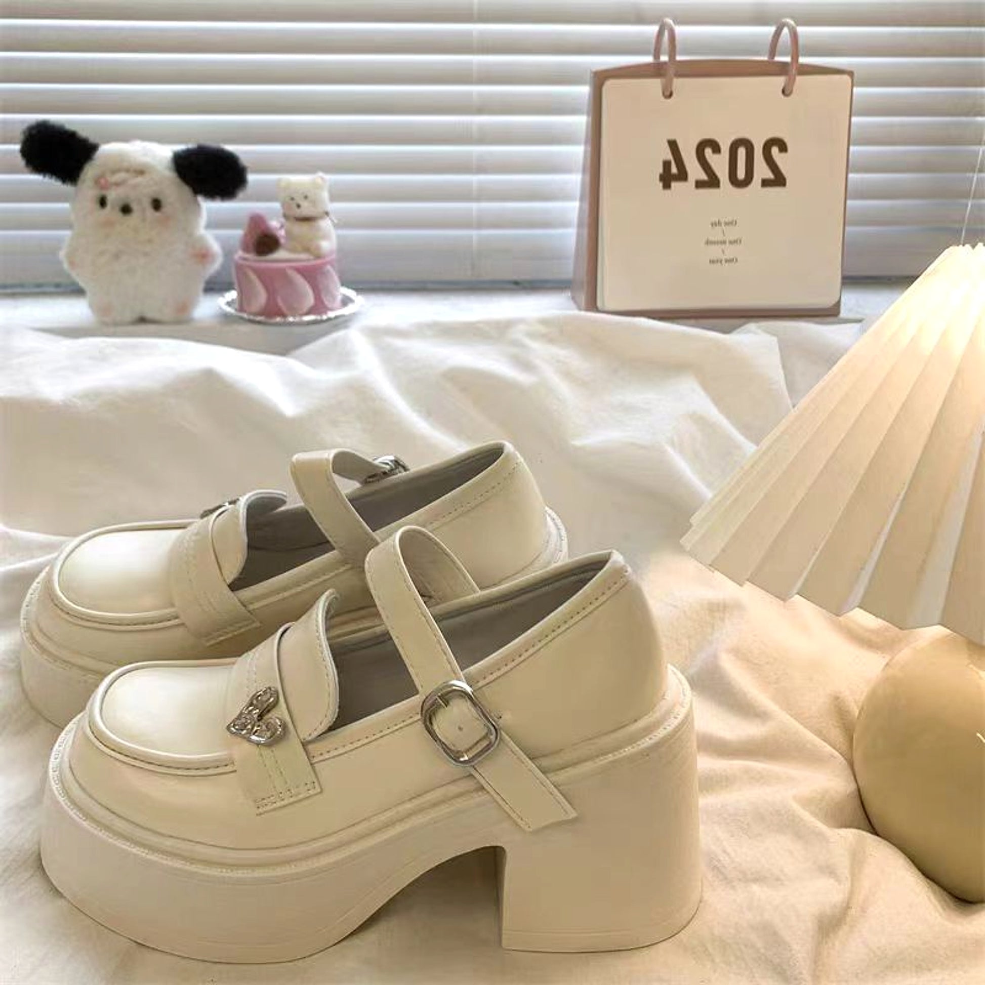 Classy High Heels With Skirt Mary Jane Shoes - enhanced image 4