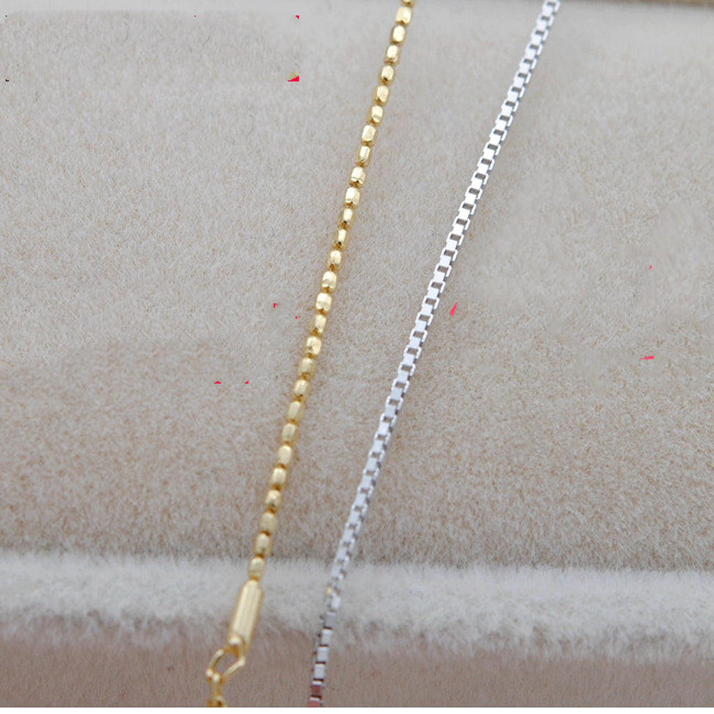 Collar Adjustment Chain 18K Gold Necklace Sleeve Chain Empty Holder DIY Accessories - enhanced image 4