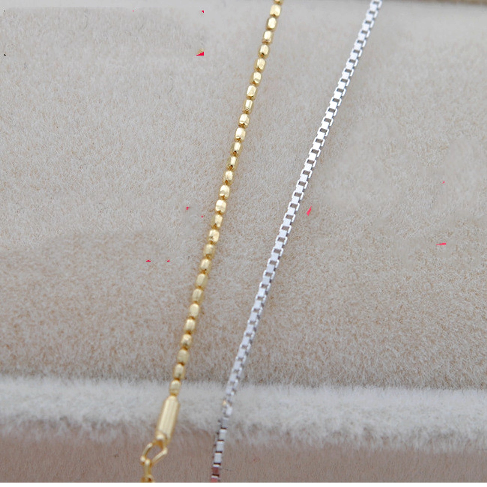 Collar Adjustment Chain 18K Gold Necklace Sleeve Chain Empty Holder DIY Accessories - enhanced image 4