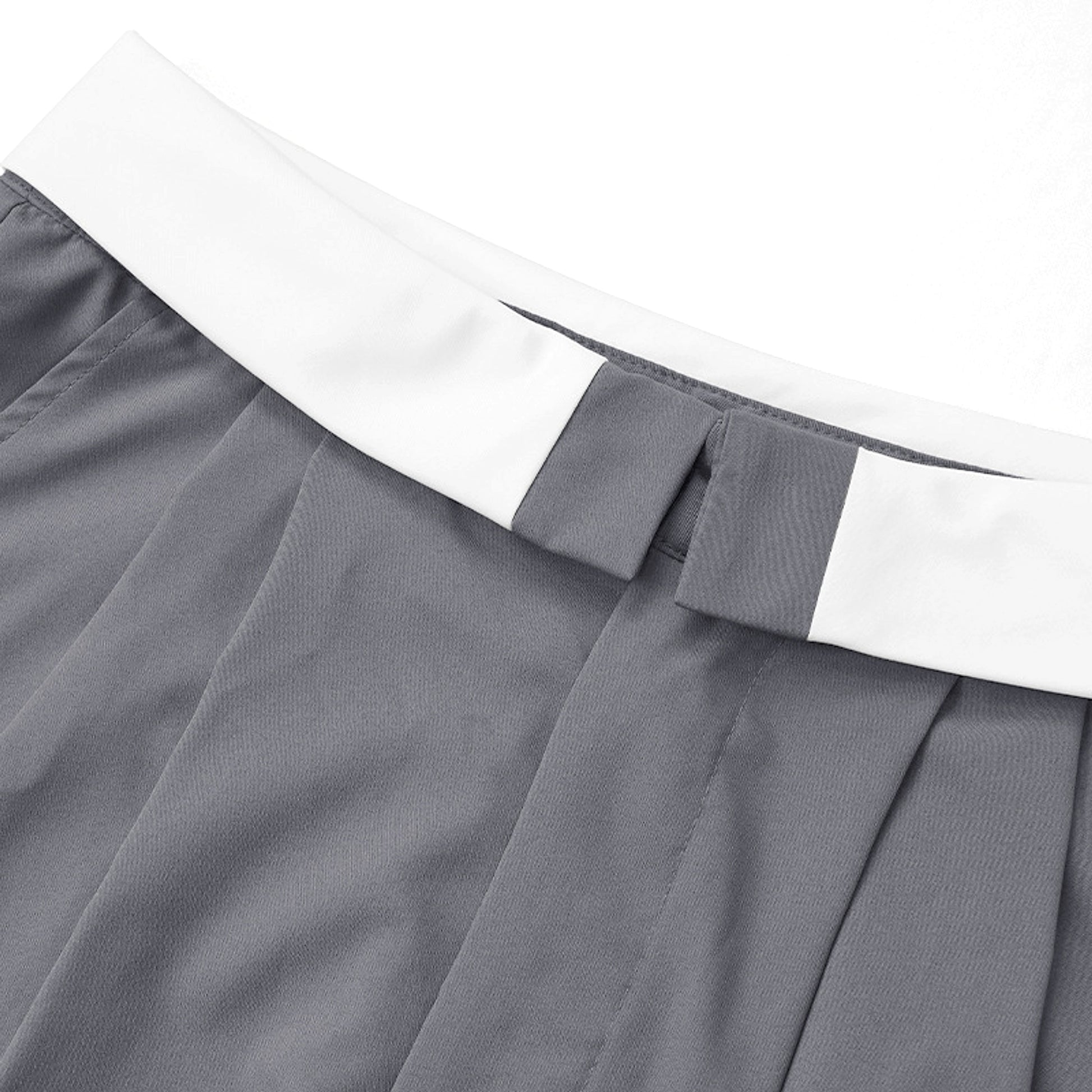 Contrast Color Vest Wide-leg Suit Pants Fashion Casual Two-piece Suit - enhanced image 4