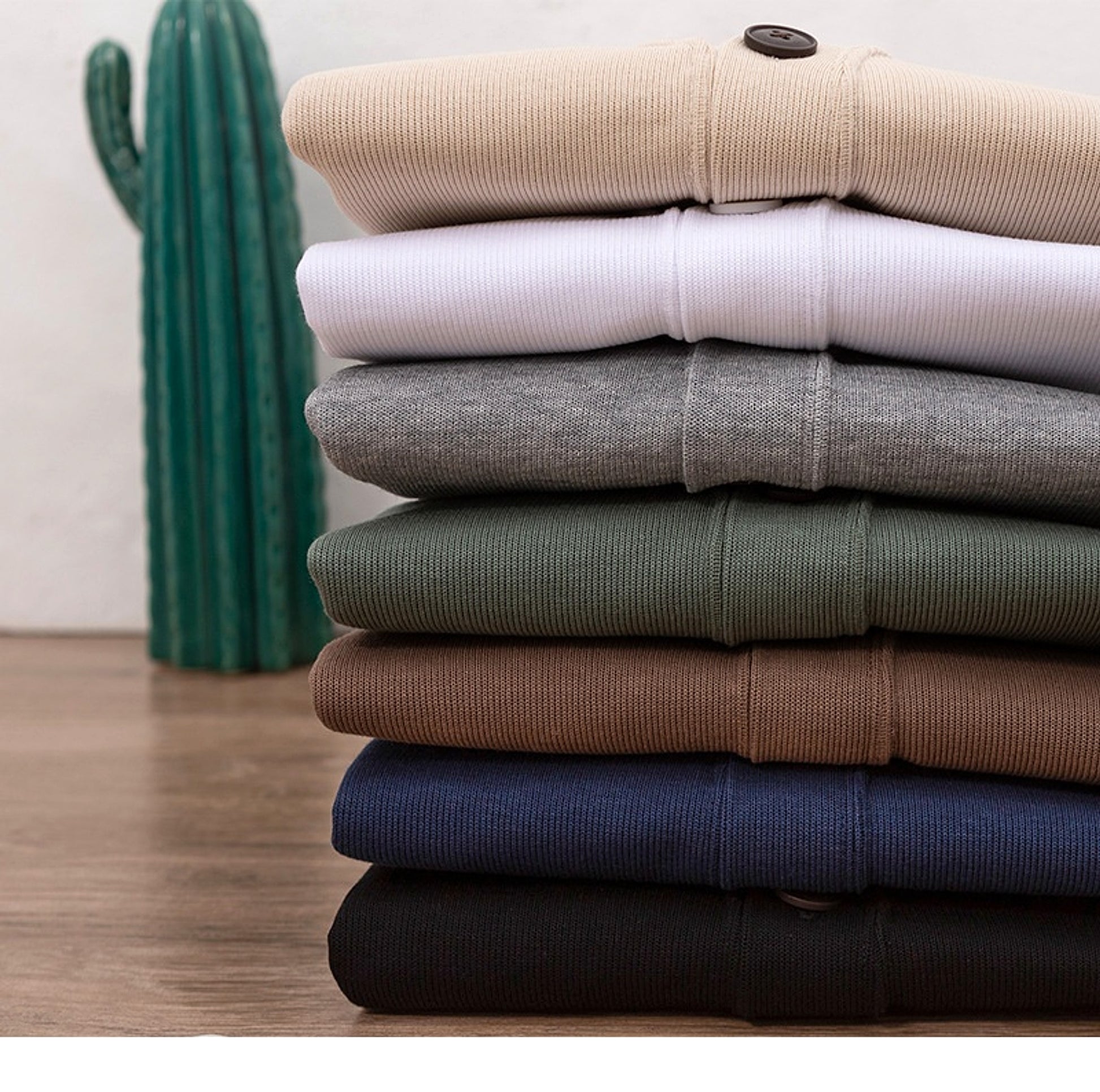Cotton V-neck Sweatshirt Women's Cardigan Jacket - enhanced image 4