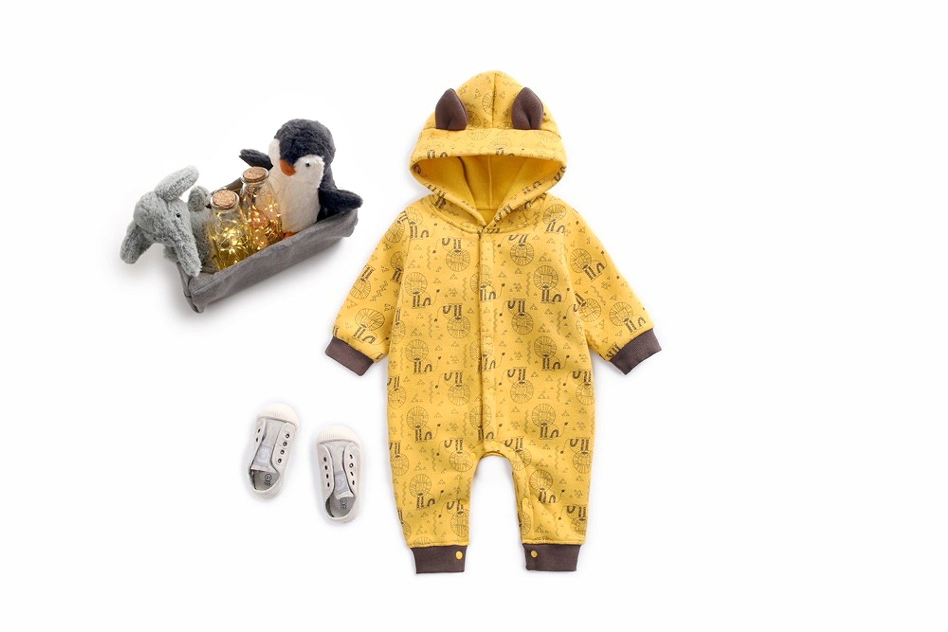 CozyCub™ – Hooded Winter Jumpsuit for Babies - enhanced image 4