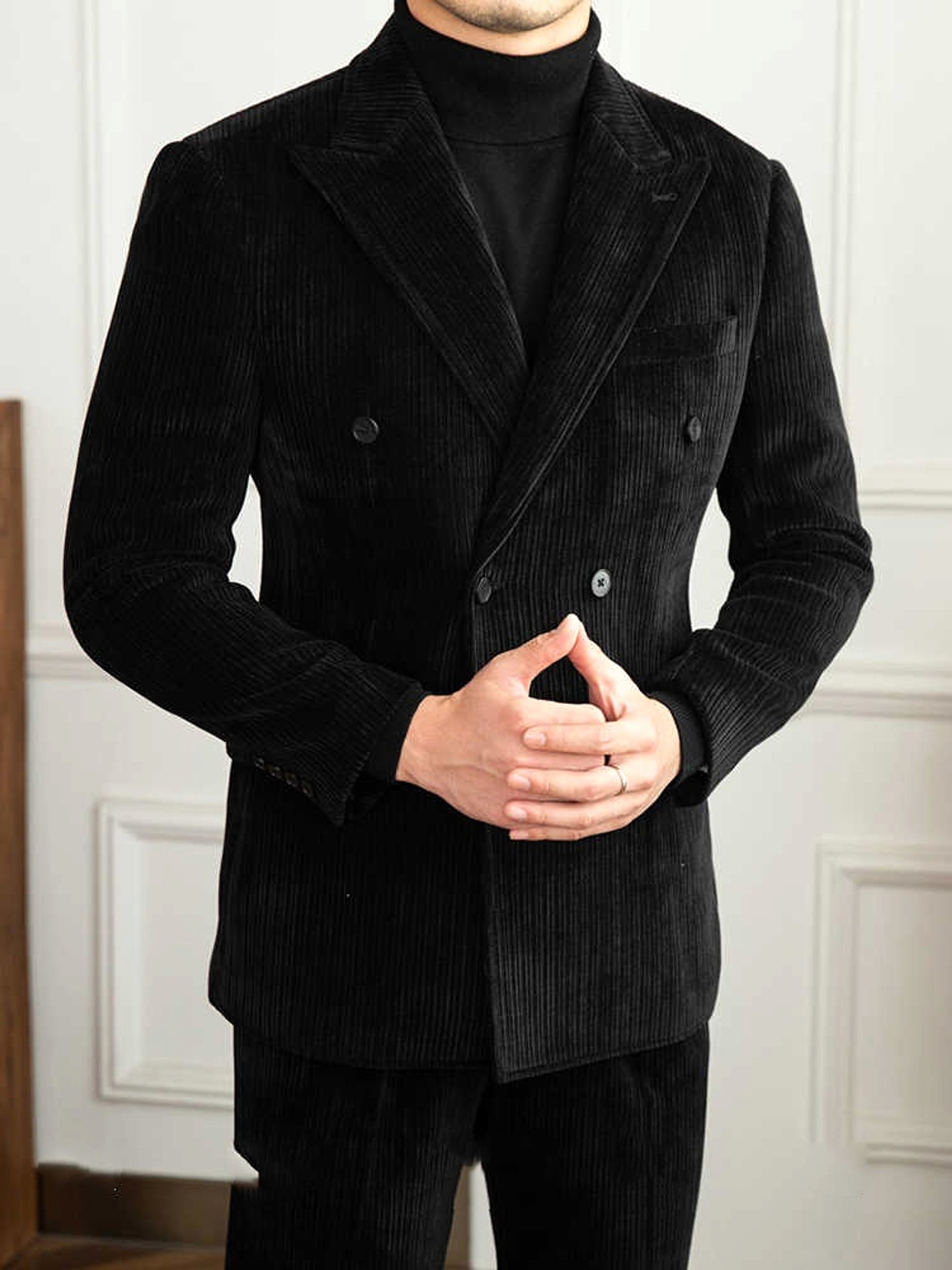 Caverton™ – Double-Breasted Luxury Suit (Autumn Edition) - enhanced image 4