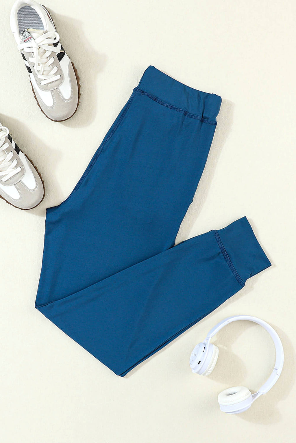 Drawstring Waist Pocketed Joggers - enhanced image 4