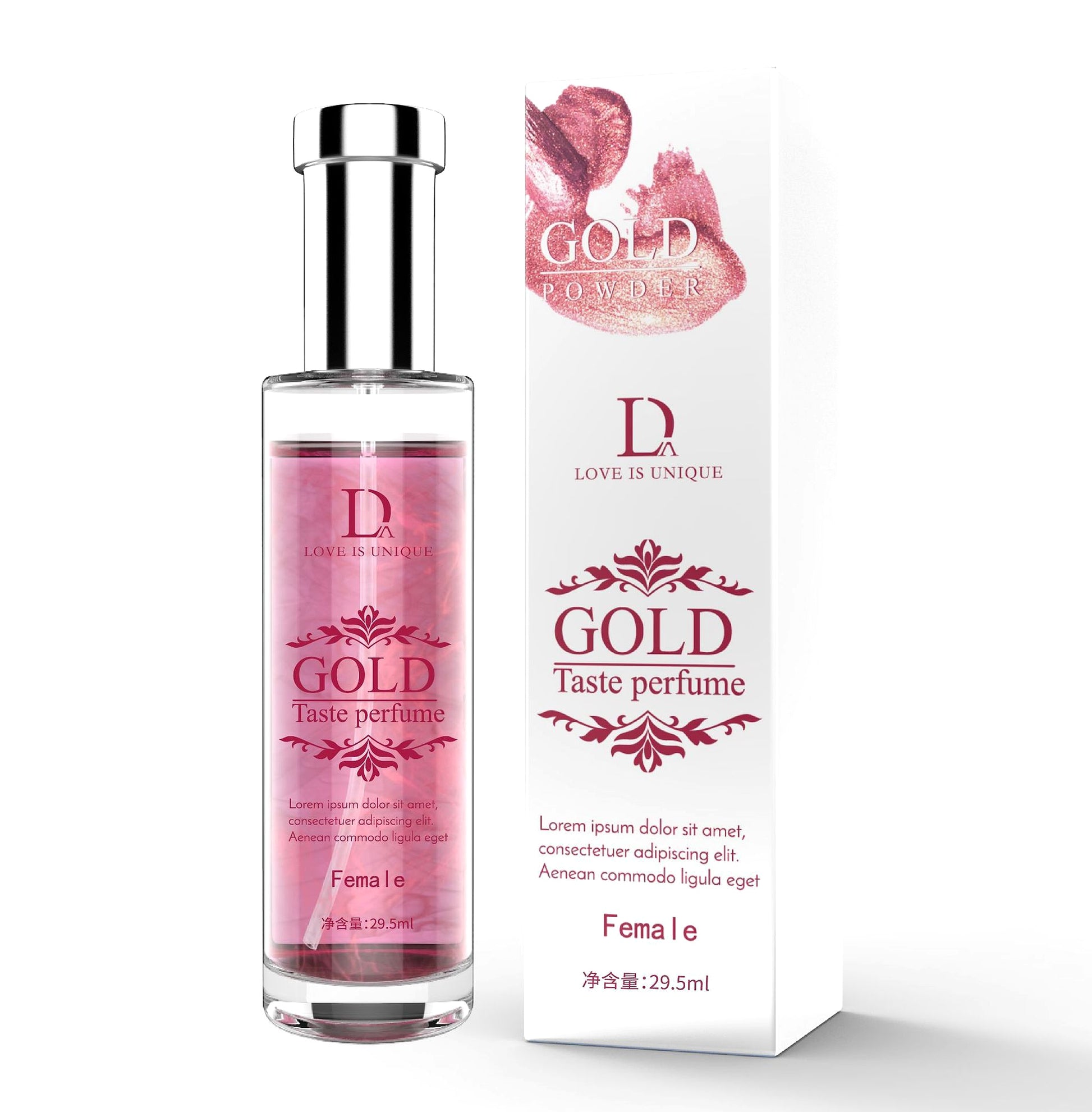 Elegant Car Student Fragrance Powder Perfume Gilded Sand - enhanced image 4