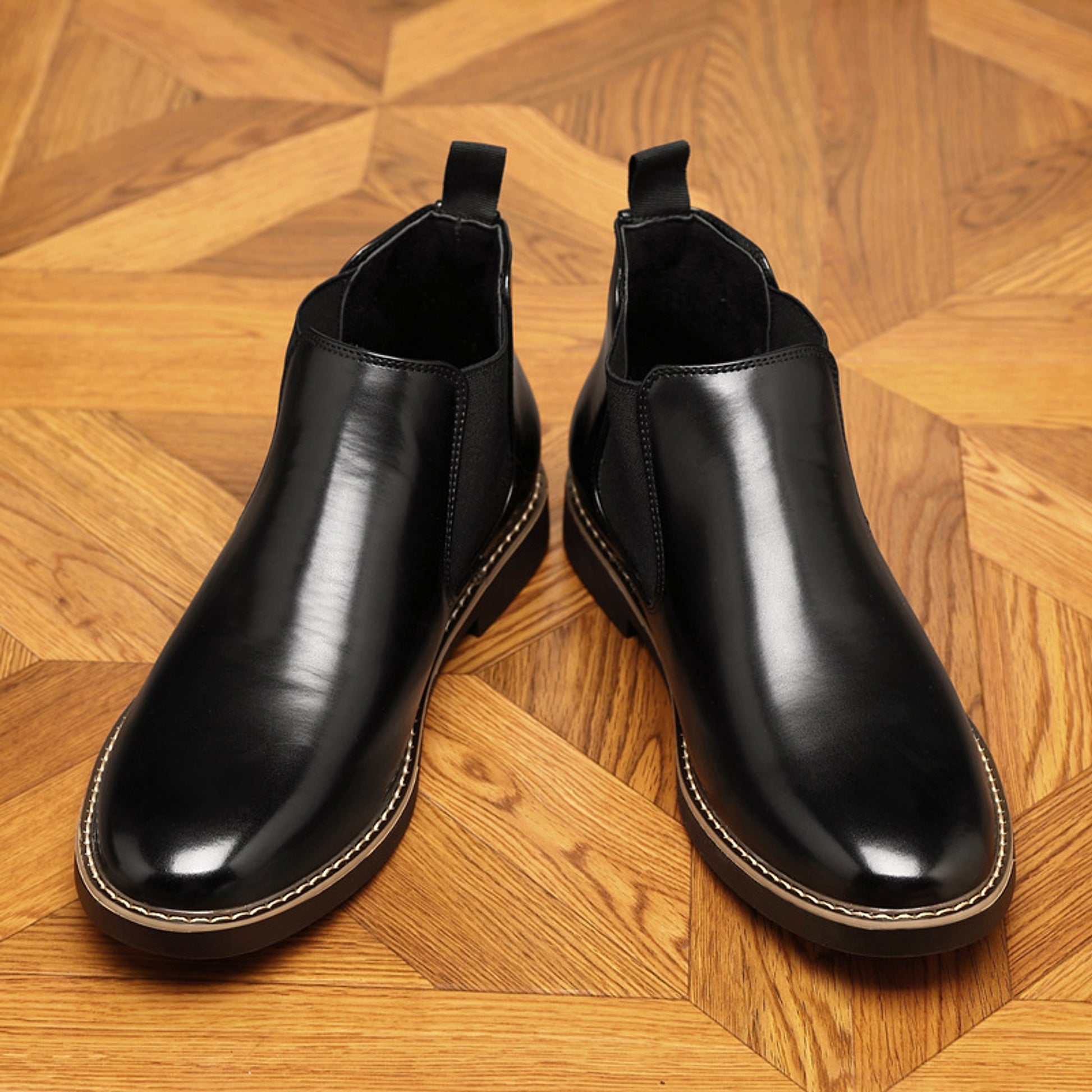 Eleganz™ – Classic Pointed-Toe Formal Boots for Men (Global Shipping) - enhanced image 4