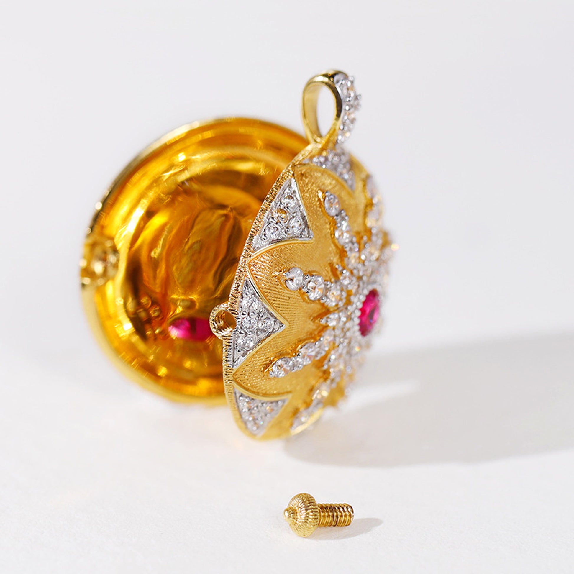 European American And Italian Craftsmanship Necklace Retro Palace Series - enhanced image 4