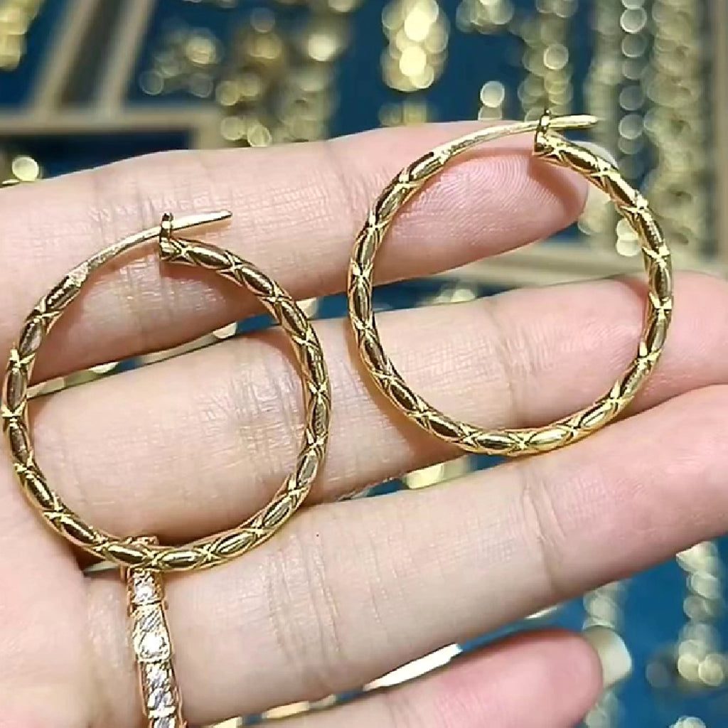 Fashion Classic Versatile Rhombus Earrings - enhanced image 4