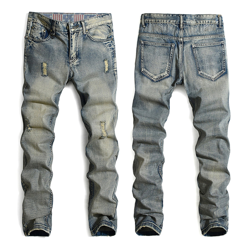 Fashion Ripped Cool Jeans Men - enhanced image 4