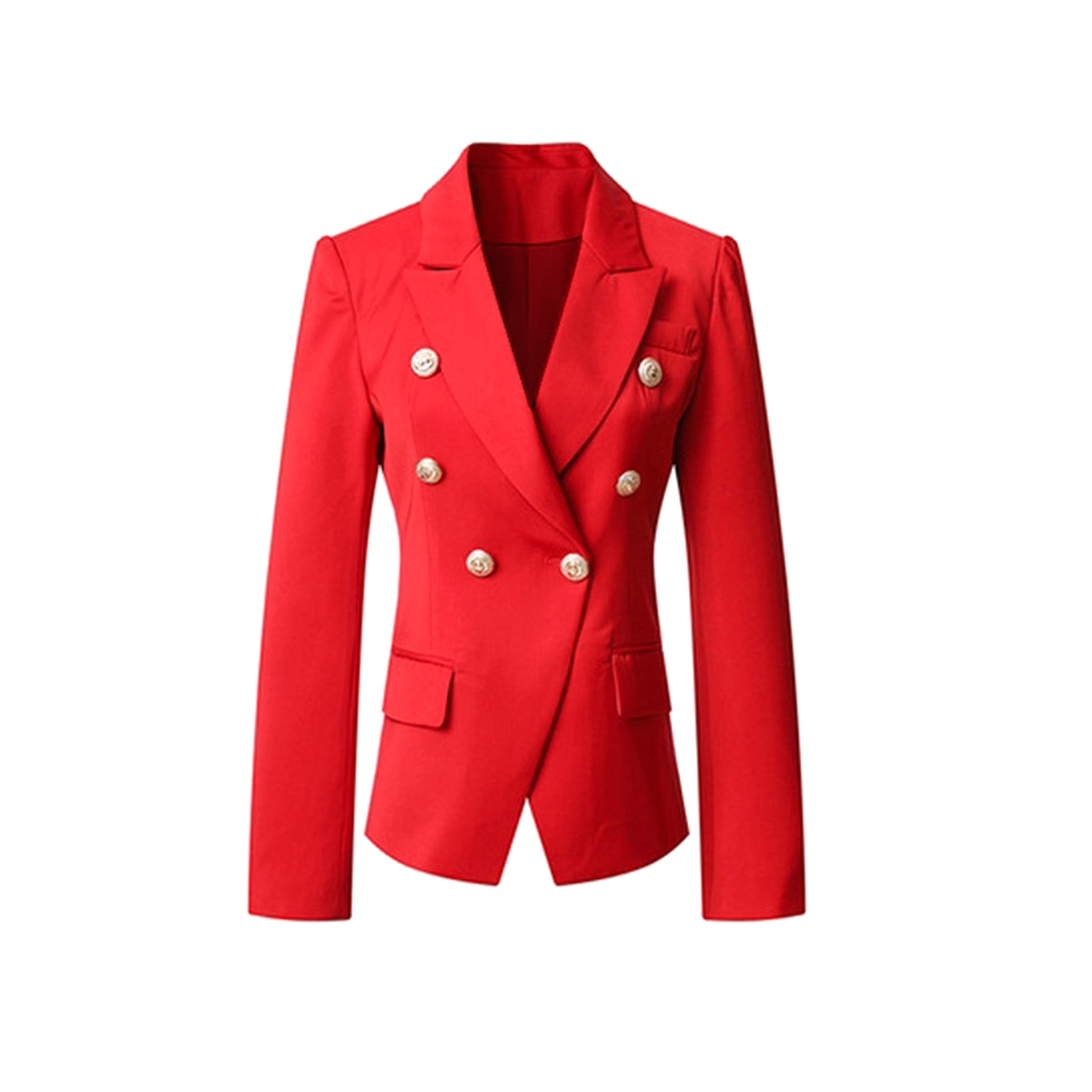LUXE_EDIT™ – Royal Red Blazer (Princess Diana Tribute Edition) - enhanced image 4