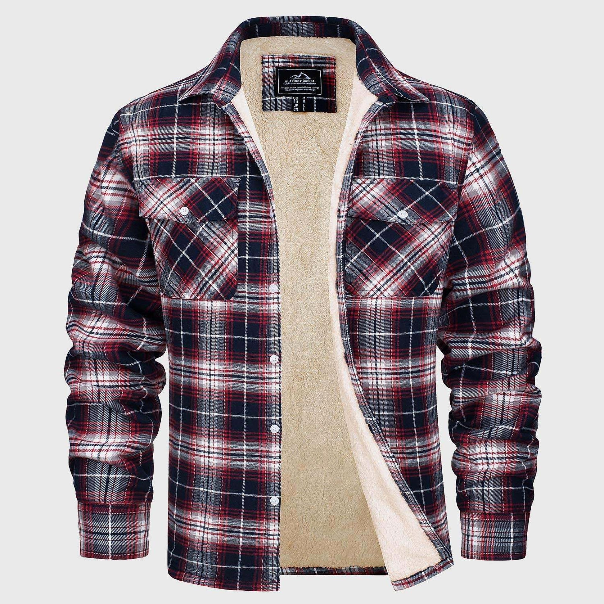 NordTrail™ – Fleece-Lined Lumberjack Shirt Jacket - enhanced image 4