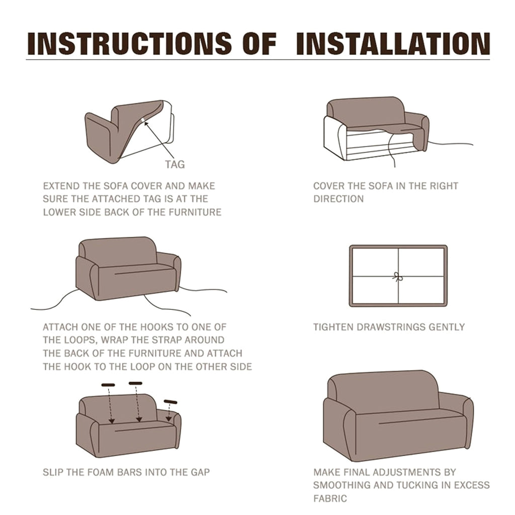 FlexiCover™ – Universal Elastic Sofa Slipcover - enhanced image 4