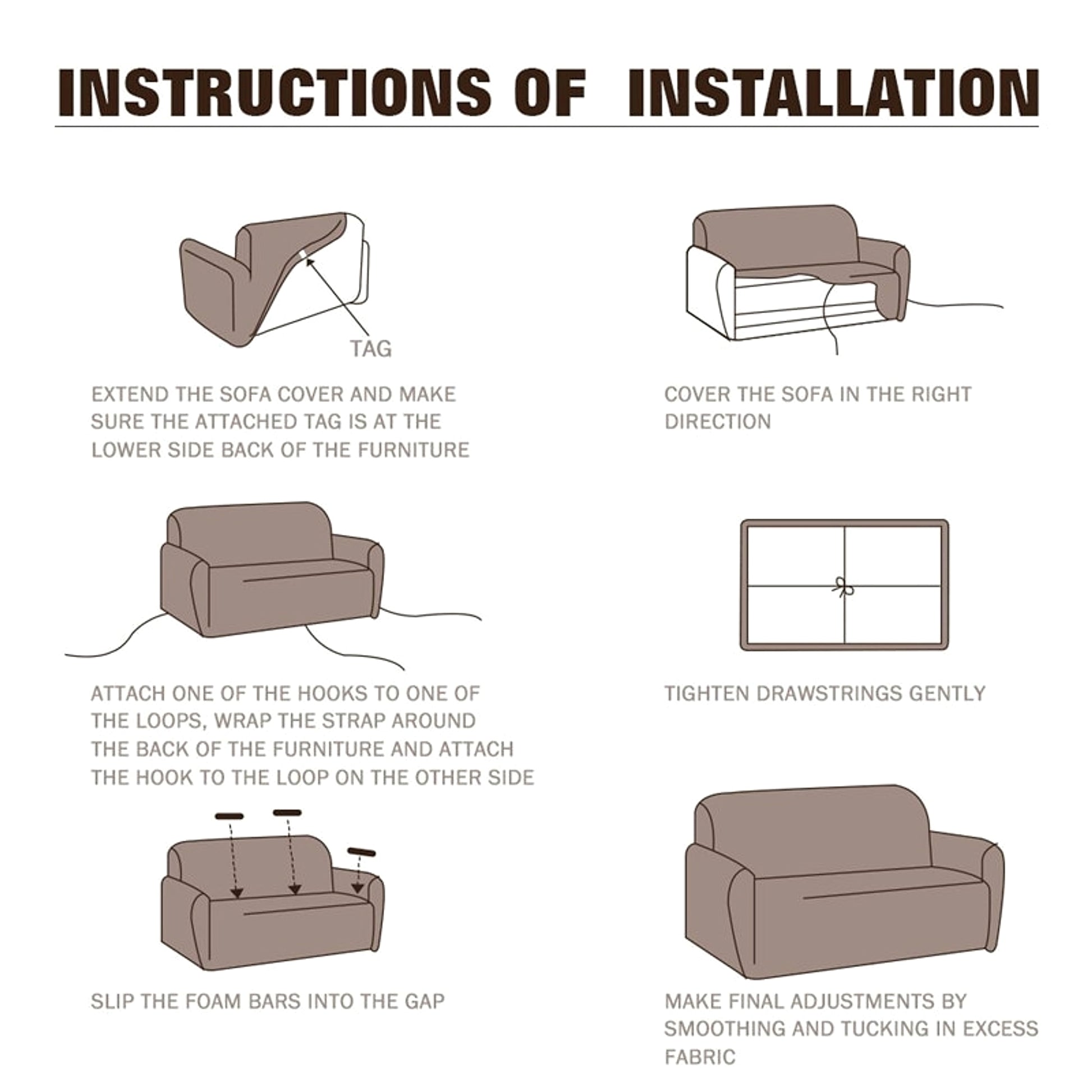 FlexiCover™ – Universal Elastic Sofa Slipcover - enhanced image 4