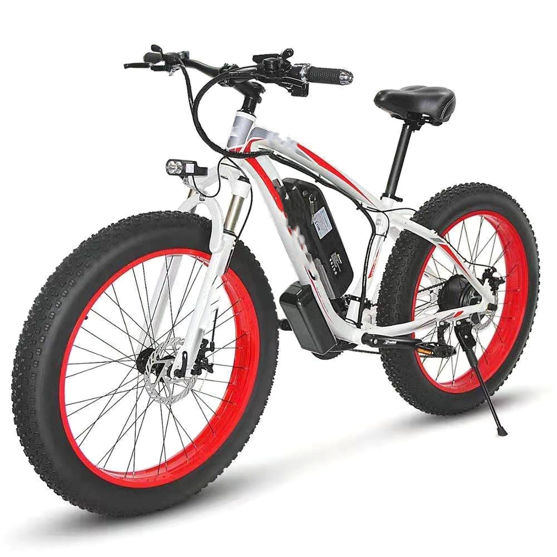 Forever™ E-Glide Snow 26 – Electric Mountain Bike (21-Speed, 350W, Fat Tire) - enhanced image 4