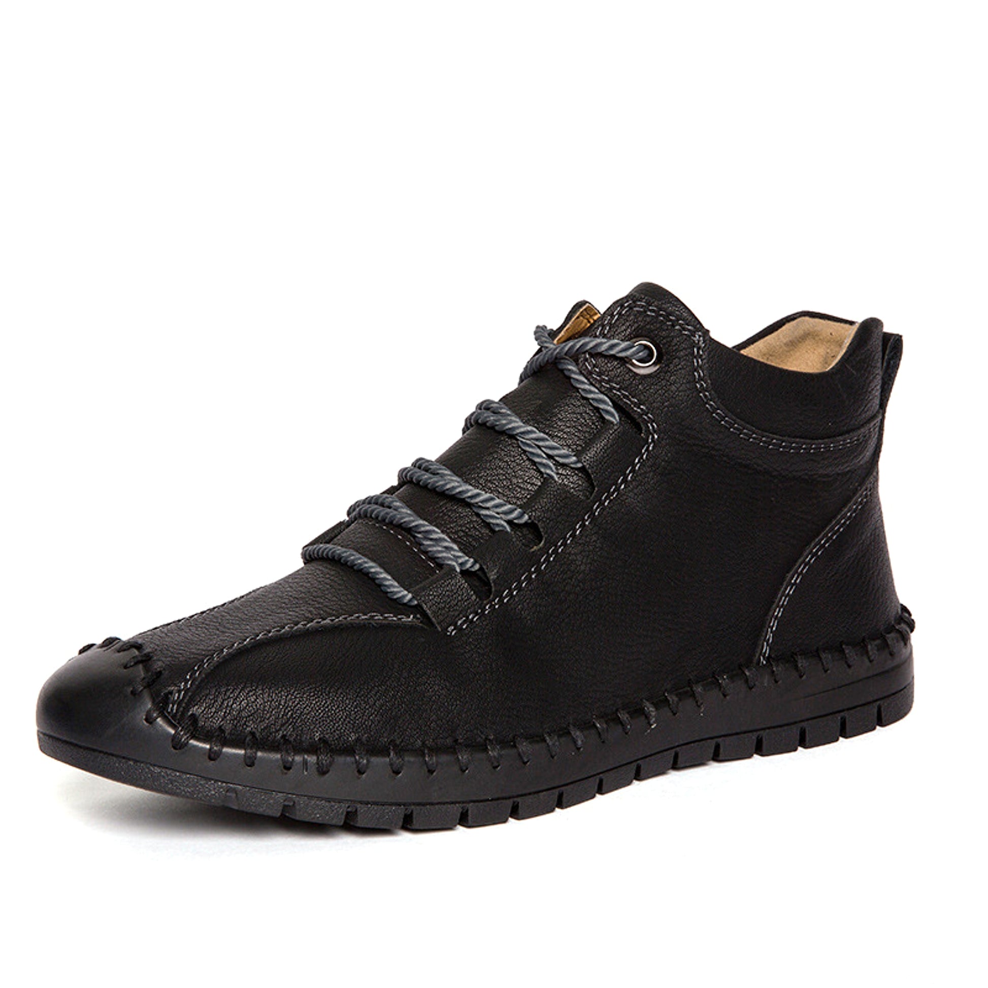 Hercule - Bottines en Cuir avec Lacets - enhanced image 4