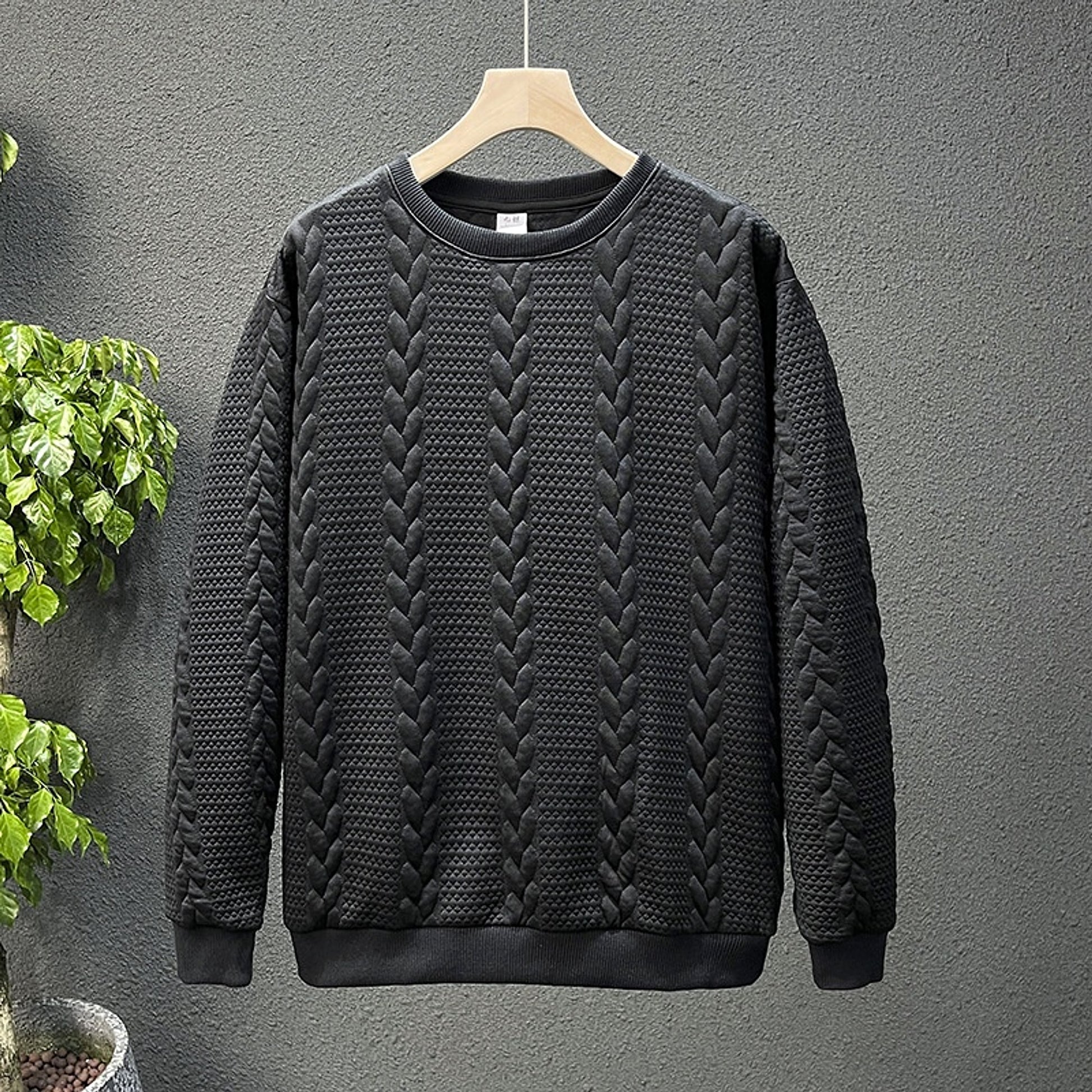 High Sense Internet Hot Fashion Brand Brushed Hoody Men - enhanced image 4