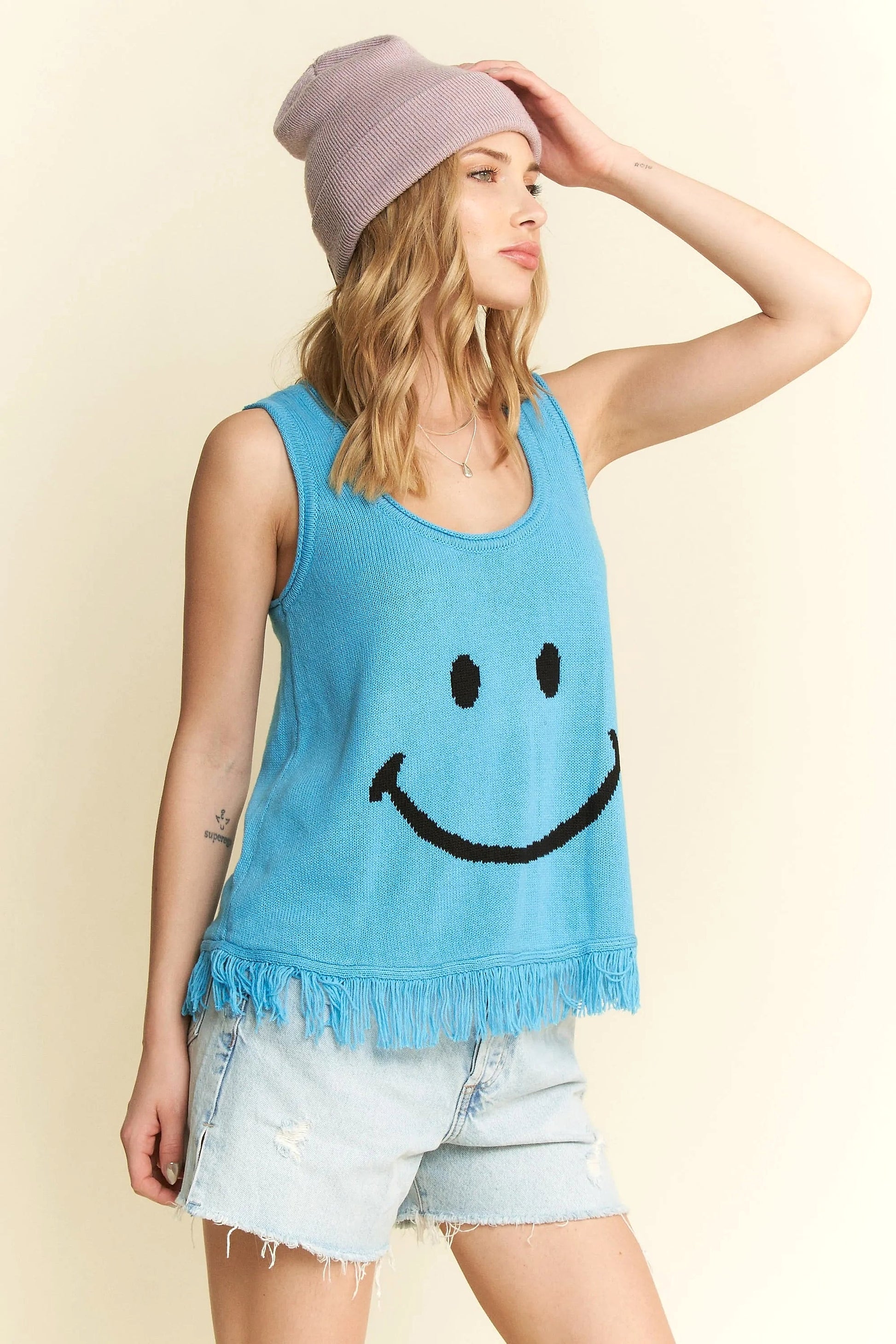 Jade By Jane Smiley Fringe Tank Top - enhanced image 4