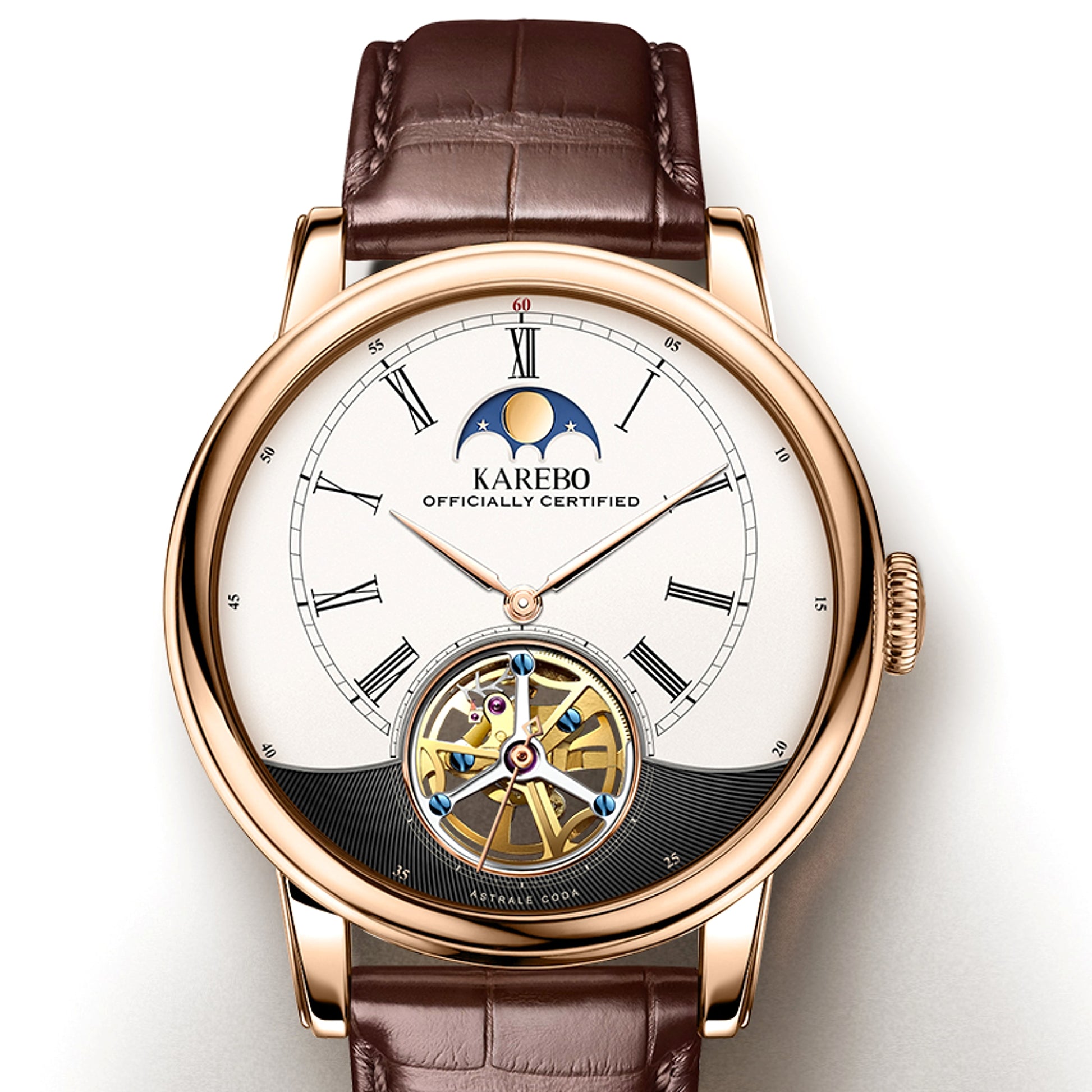 KAREBO - Men's automatic mechanical watch - enhanced image 4