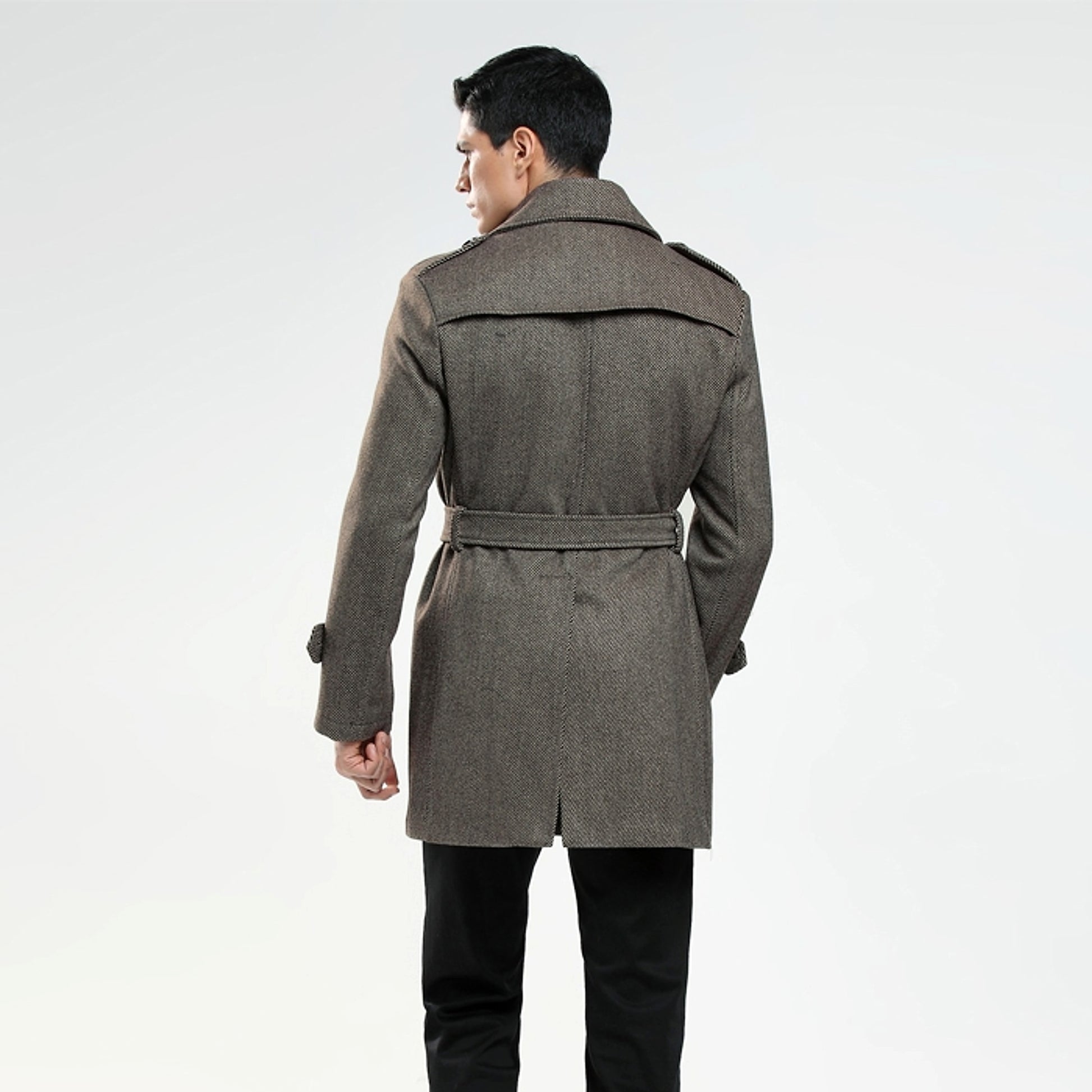 Korean Chic™ Men's Wool Coat – Sophistication & Modern Style - enhanced image 4