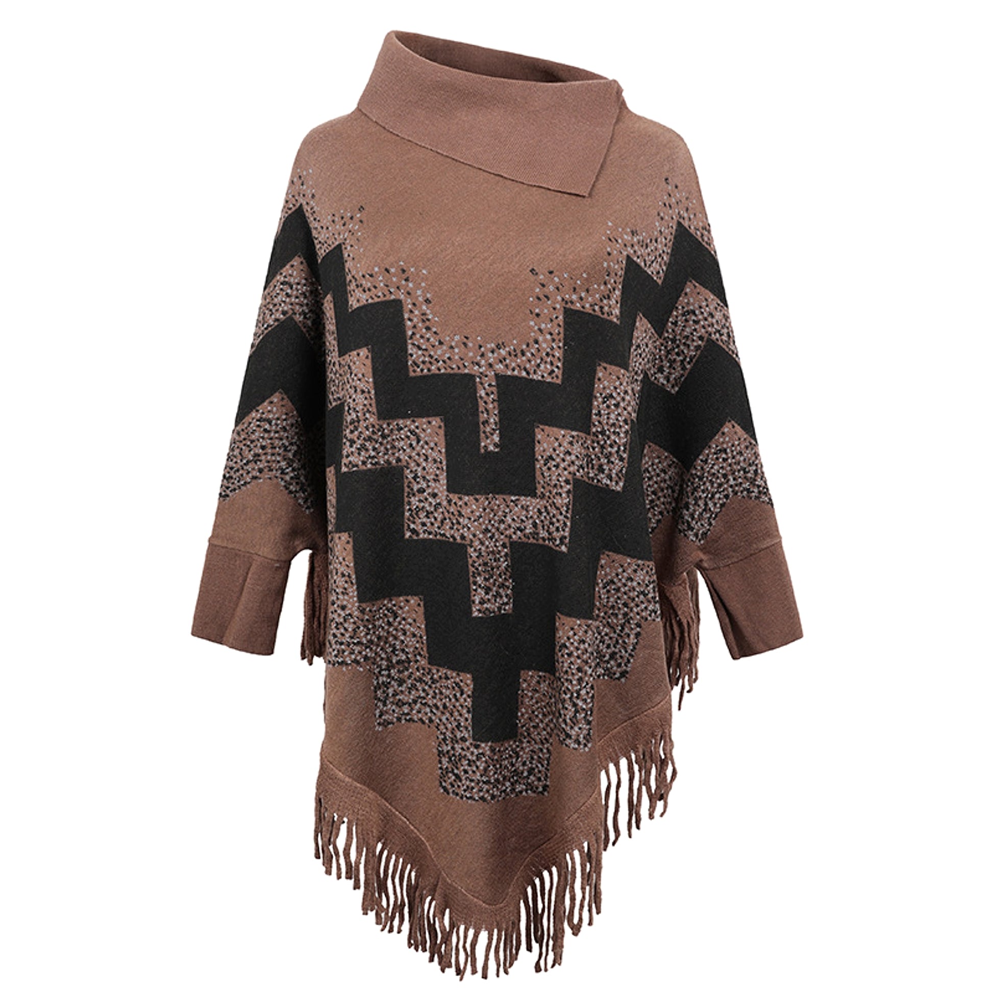 A.1 Ladies Casual Loose Knit Sweater Coat - enhanced image 4
