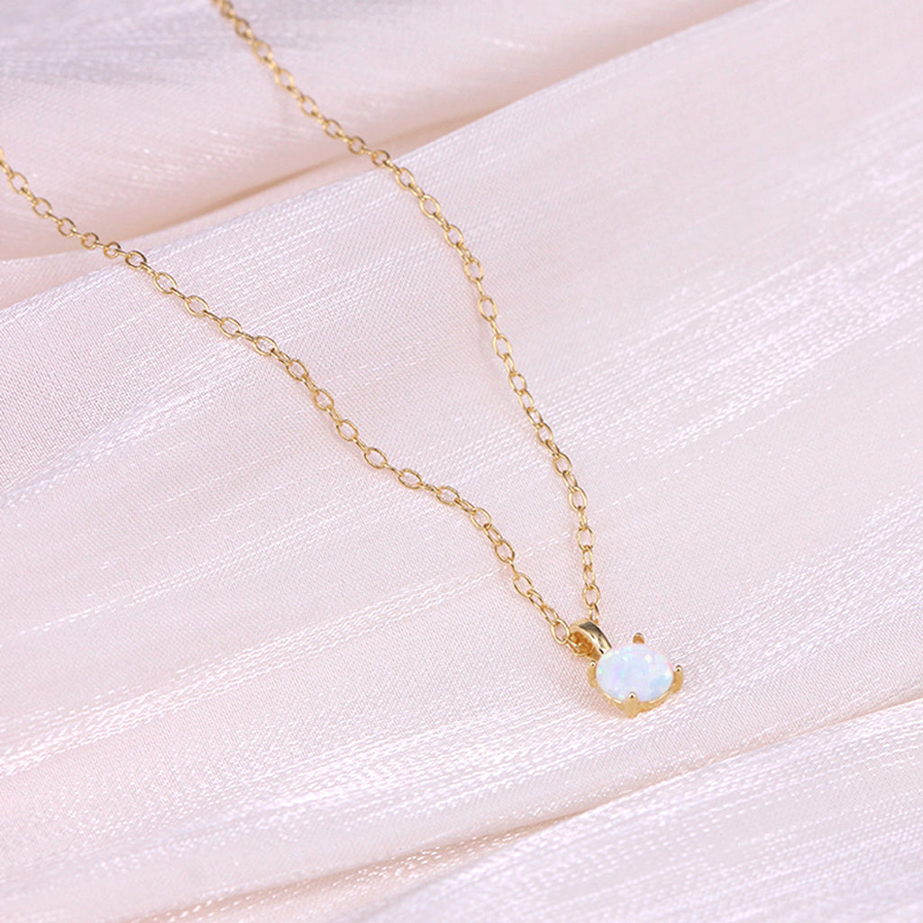 LuxeJewels™ – Aurora Opal Light Necklace - enhanced image 4