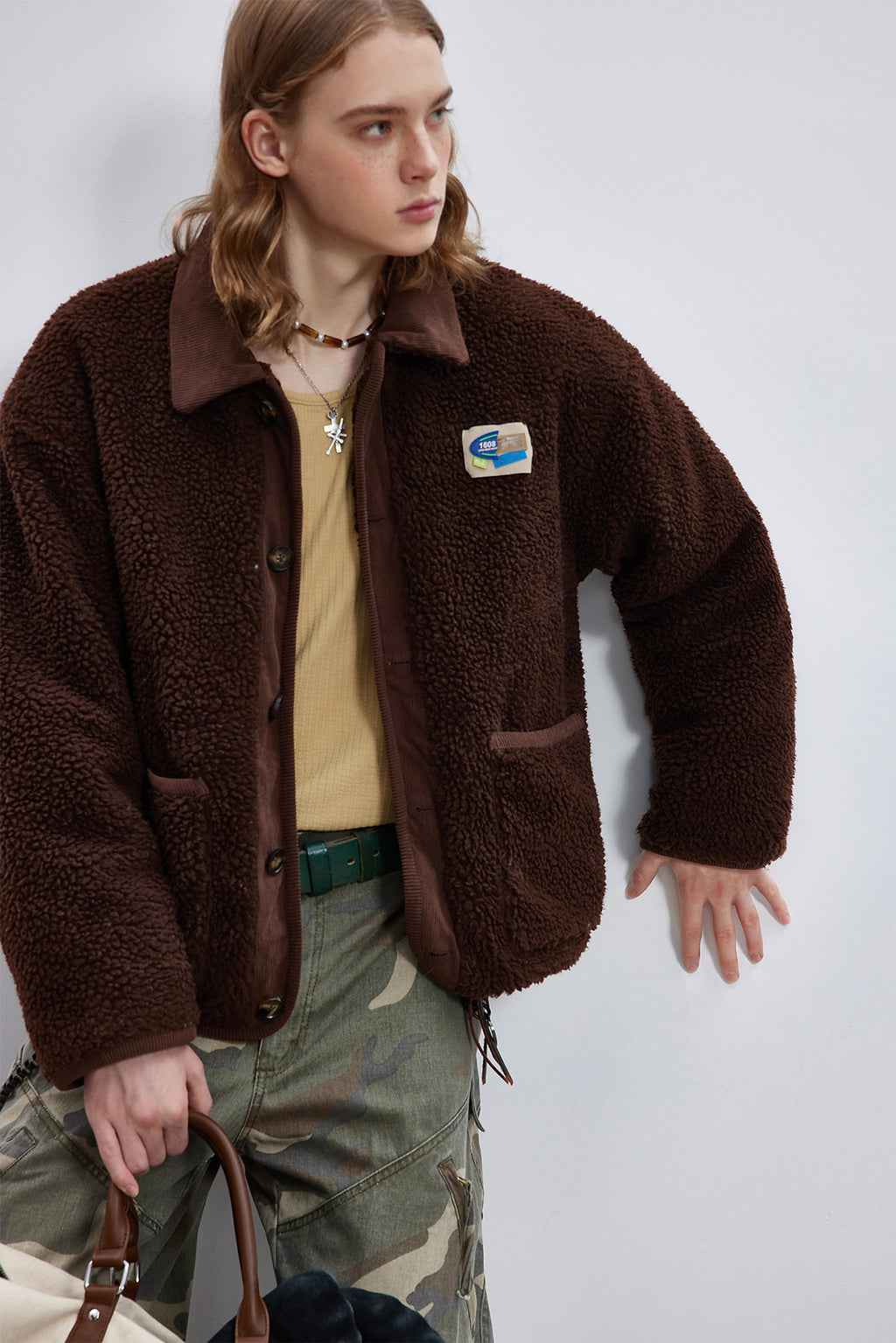 Lamb Wool Cotton Coat Thick Warm - enhanced image 4